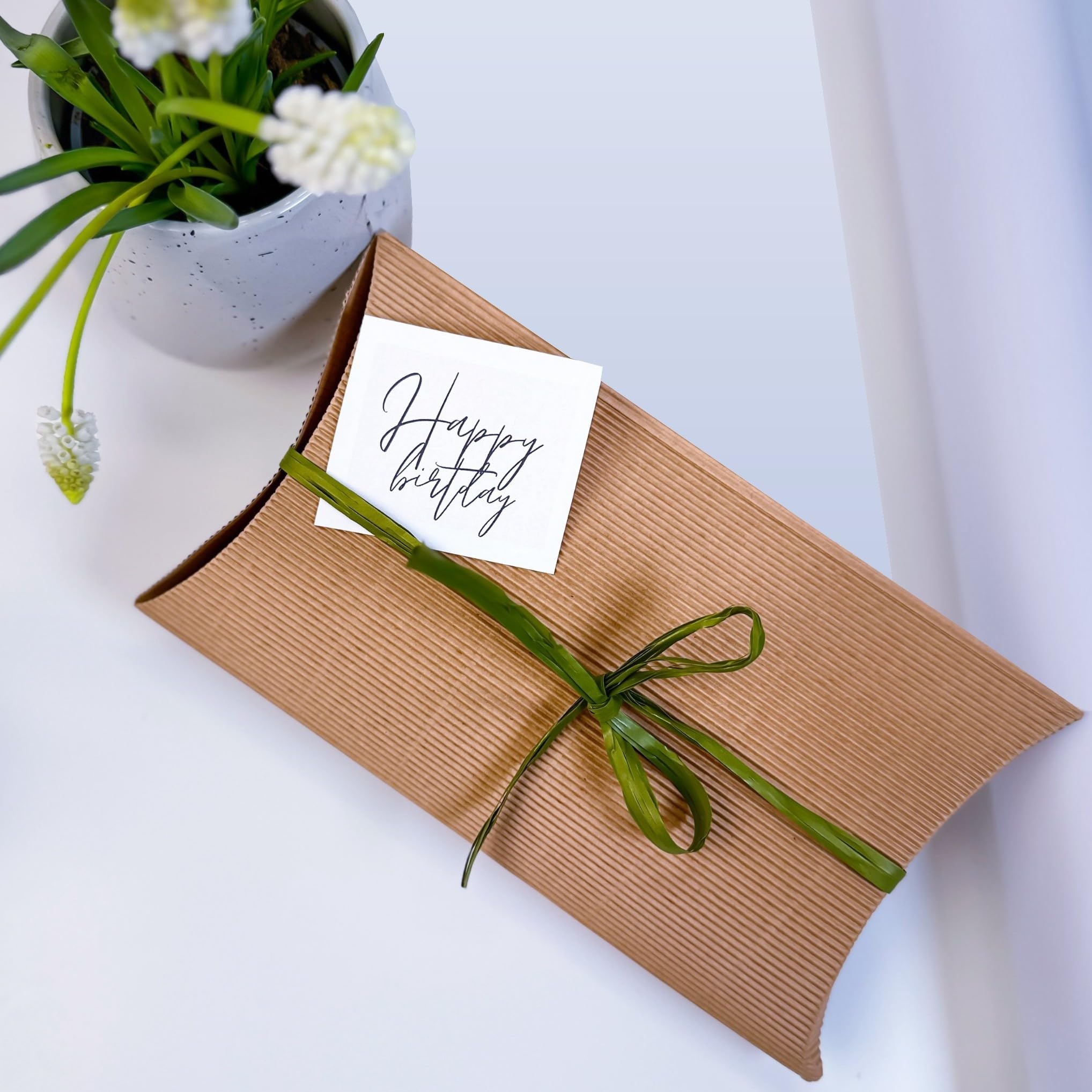 20 Pieces Kraft Paper Gift Bags, Kraft Paper Bag With Handle, Brown