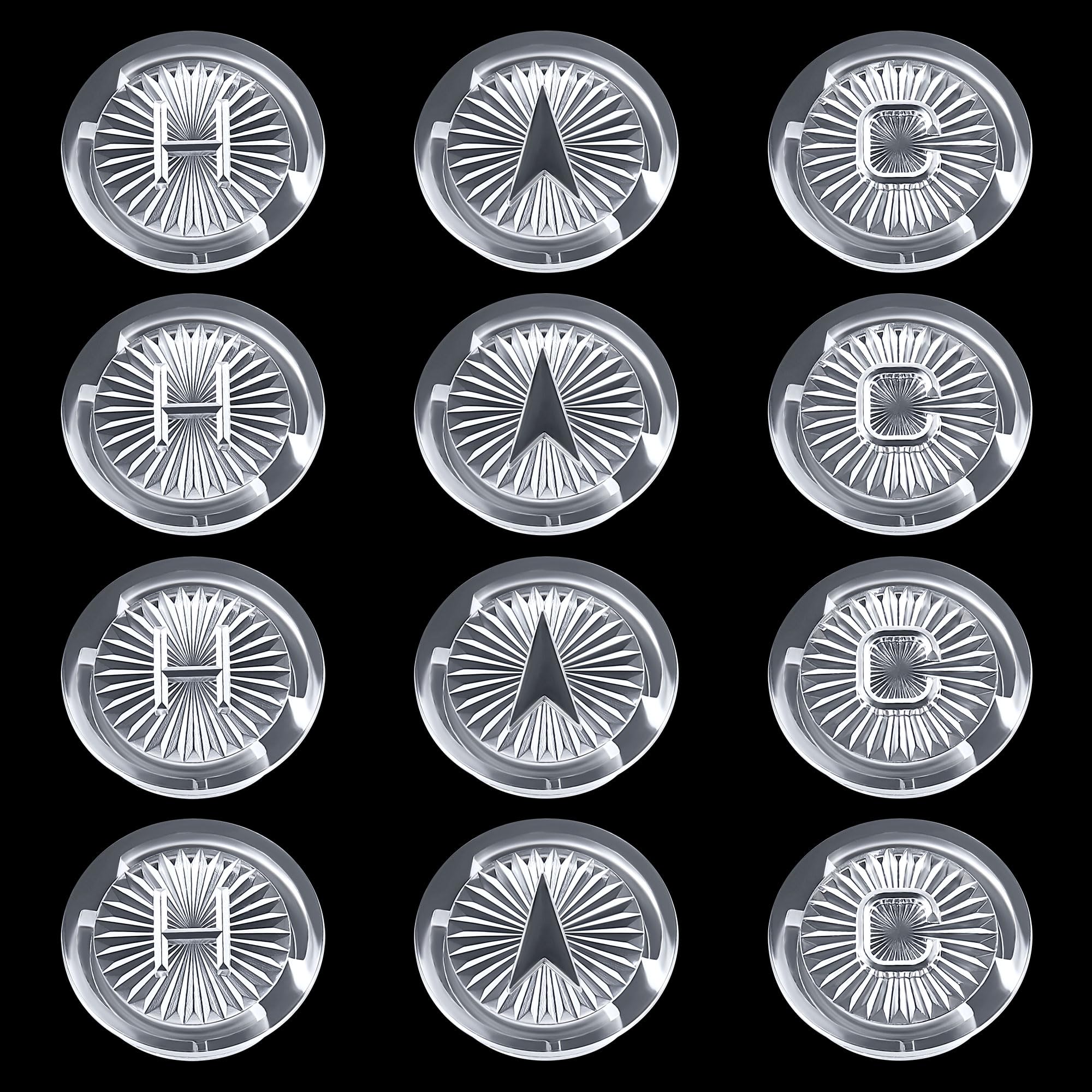 Dreyoo 4 Pack Faucet Index Buttons, Compatible with Gerber