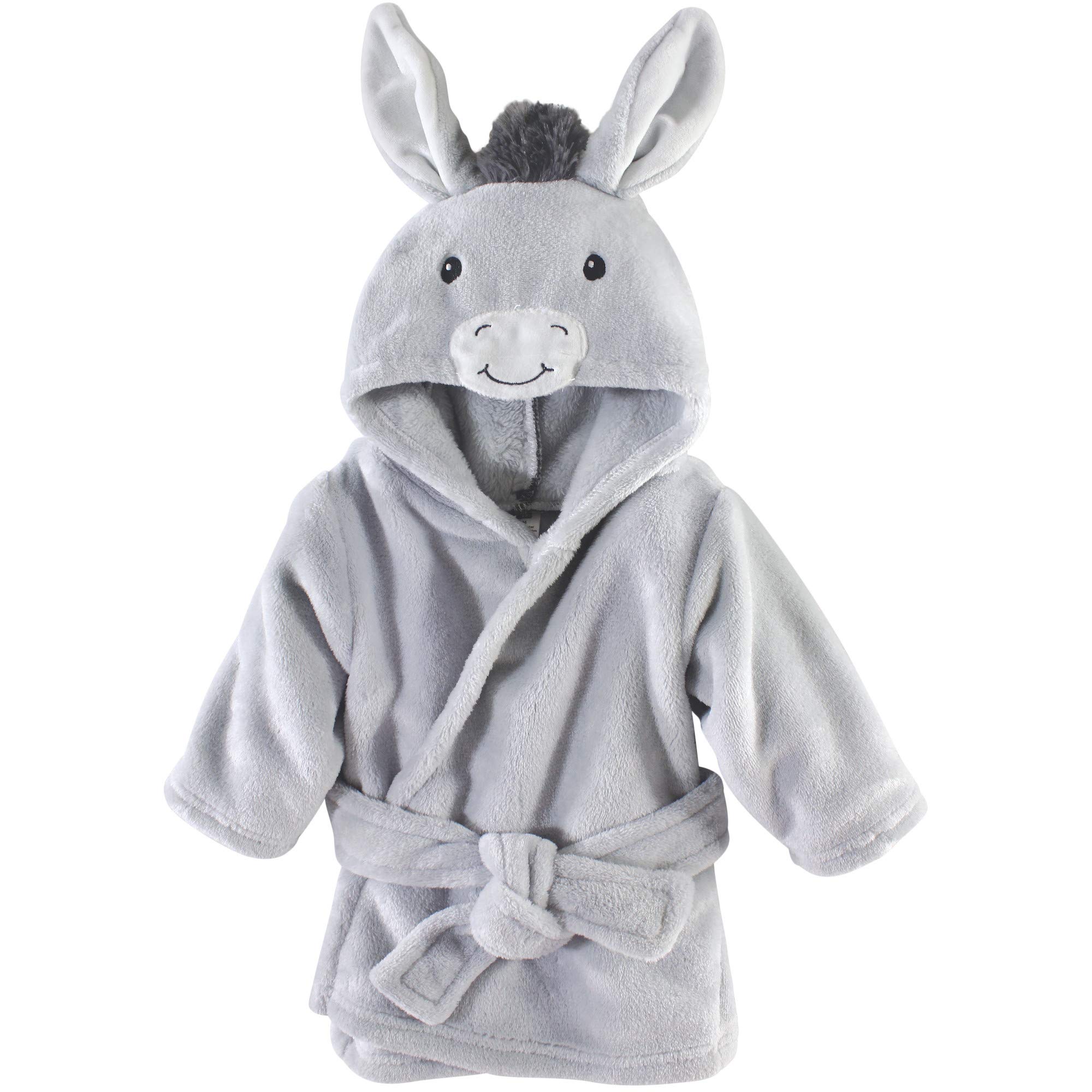 Hudson Baby Unisex Baby Plush Animal Face Bathrobe