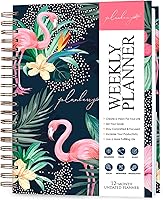 Vista 13 de PLANBERRY Agenda semanal grande prémium – Planificador de vida y presupuesto sin fecha – Organizador y diario de productividad, 8 x 10.4 pulgadas