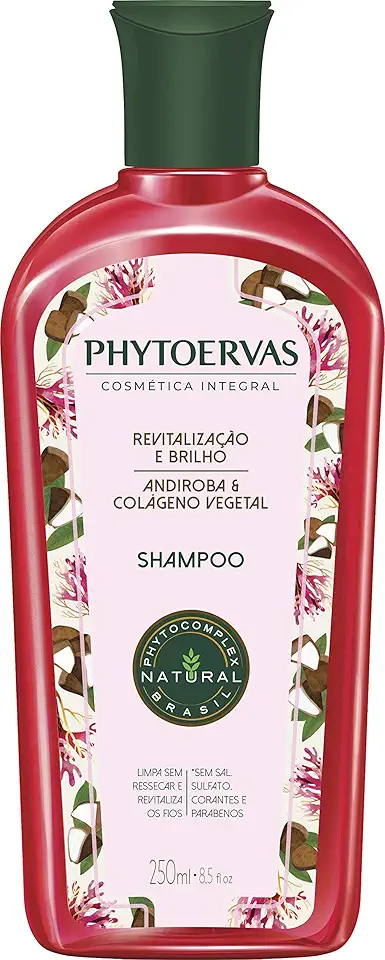 Phytoervas Shampoo Uso Diário 250 Ml Revitalização E Brilho Rosa