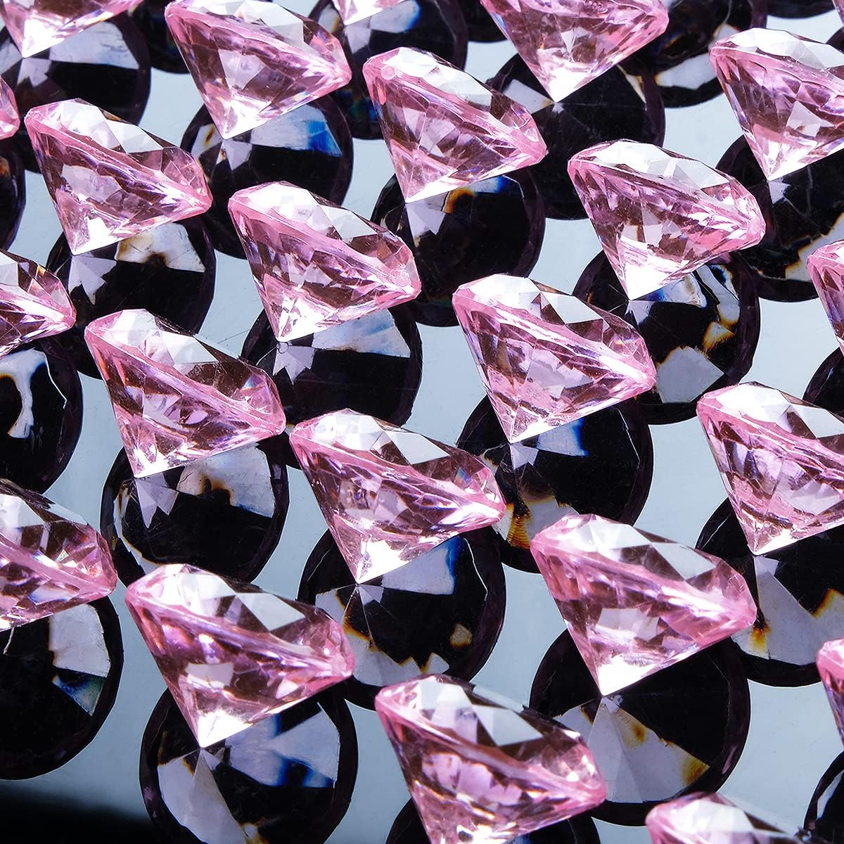 Acrylic Diamond Fake Gems Vase Filler, Babenest 240pcs 3/4 Inch Faux Diamonds Crystals Jewels for Table Scatters Wedding Party Event Arts & Crafts Birthday Decoration Favor (Pink) - Image 7