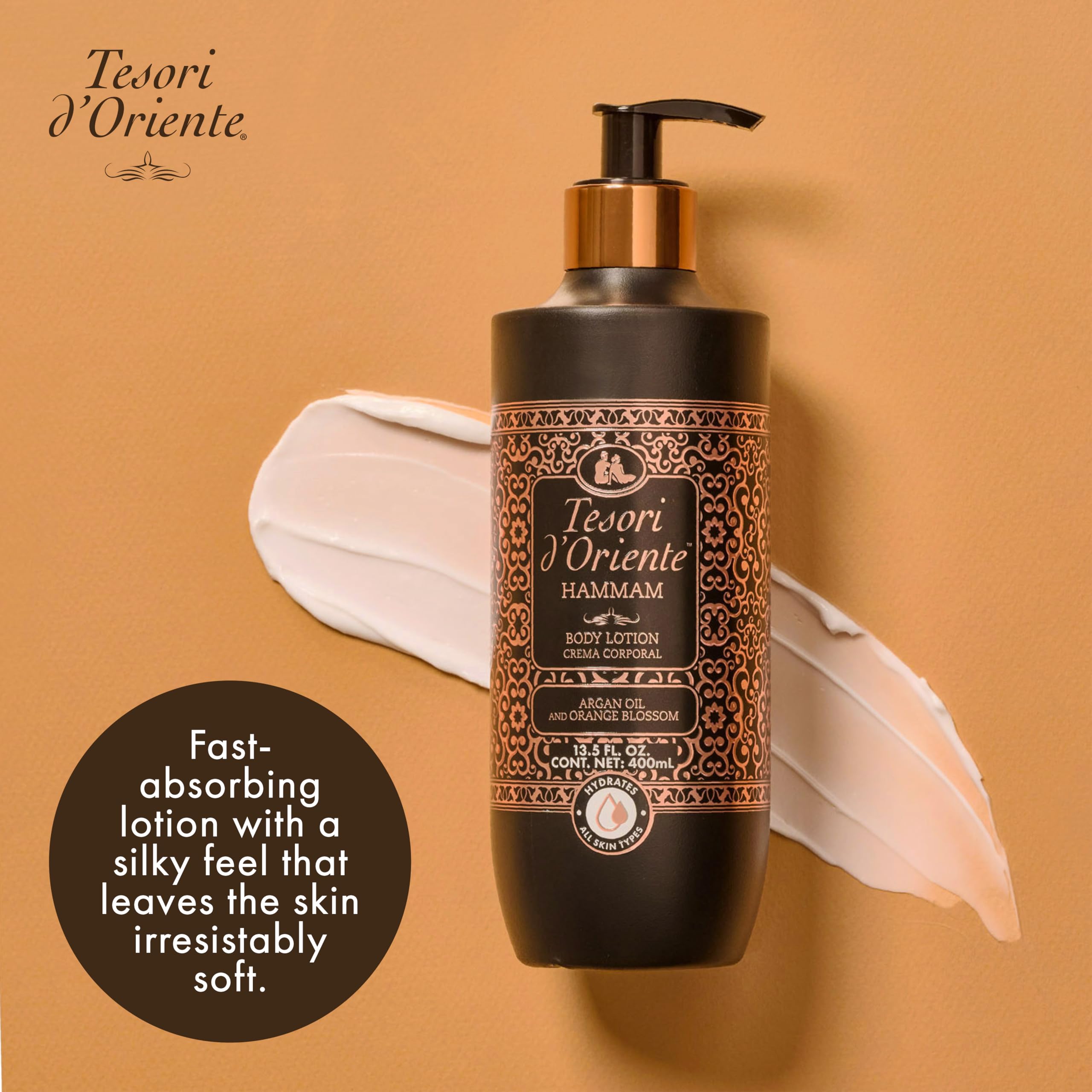 Amazon.com : Tesori d'Oriente Hammam Body Lotion, 13.5 fl oz