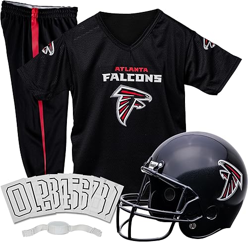 Miniatura 146 de Franklin Sports - Conjunto de uniforme de la NFL para niños y niñas; uniforme de fútbol americano juvenil, incluye casco, camiseta y pantalones