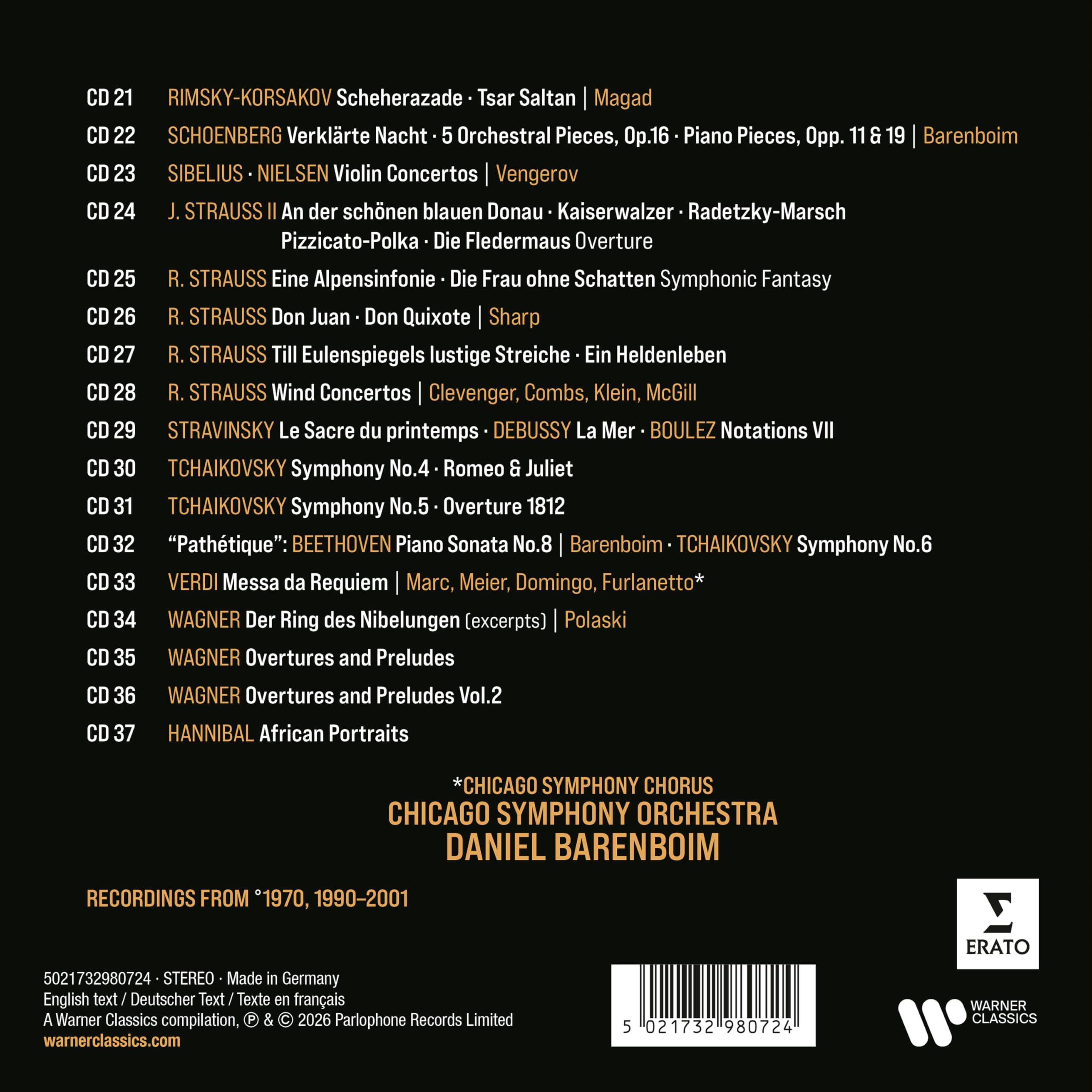 Warner Classics Édition Complete