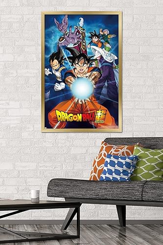 Miniatura 88 de Trends International Dragon Ball Super - Póster de pared de grupos, 22.375 x 34 pulgadas, paquete de póster y montaje