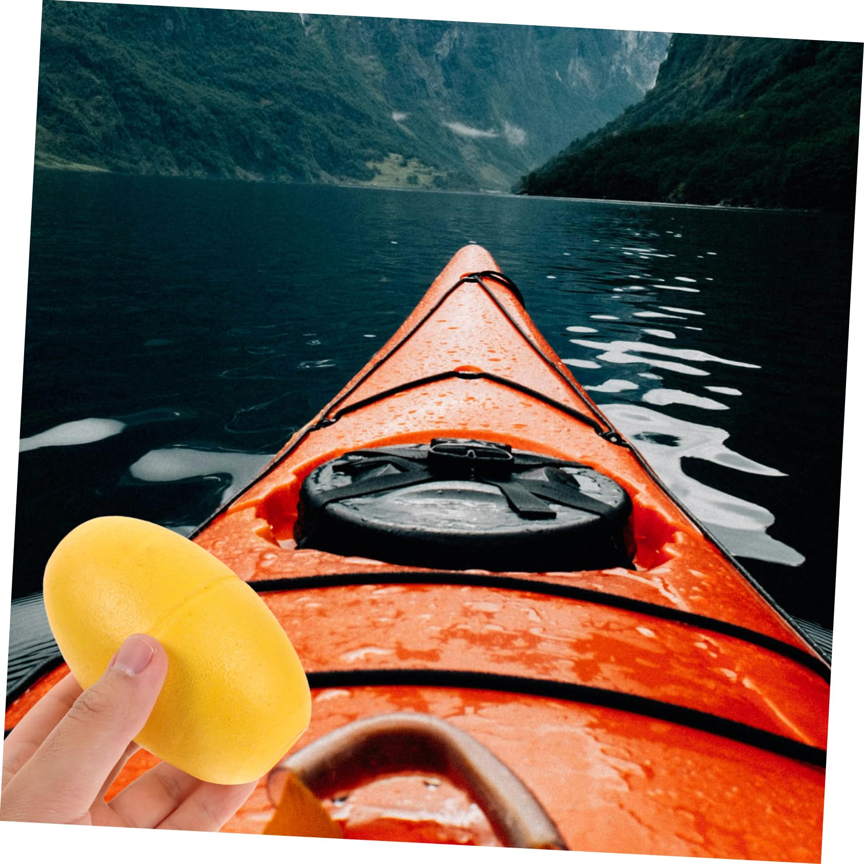 Kisangel 2 Pezzi Galleggianti per Kayak Yacht Ancora Corda Galleggianti Boa Set per Pesca Sportiva Nuoto
