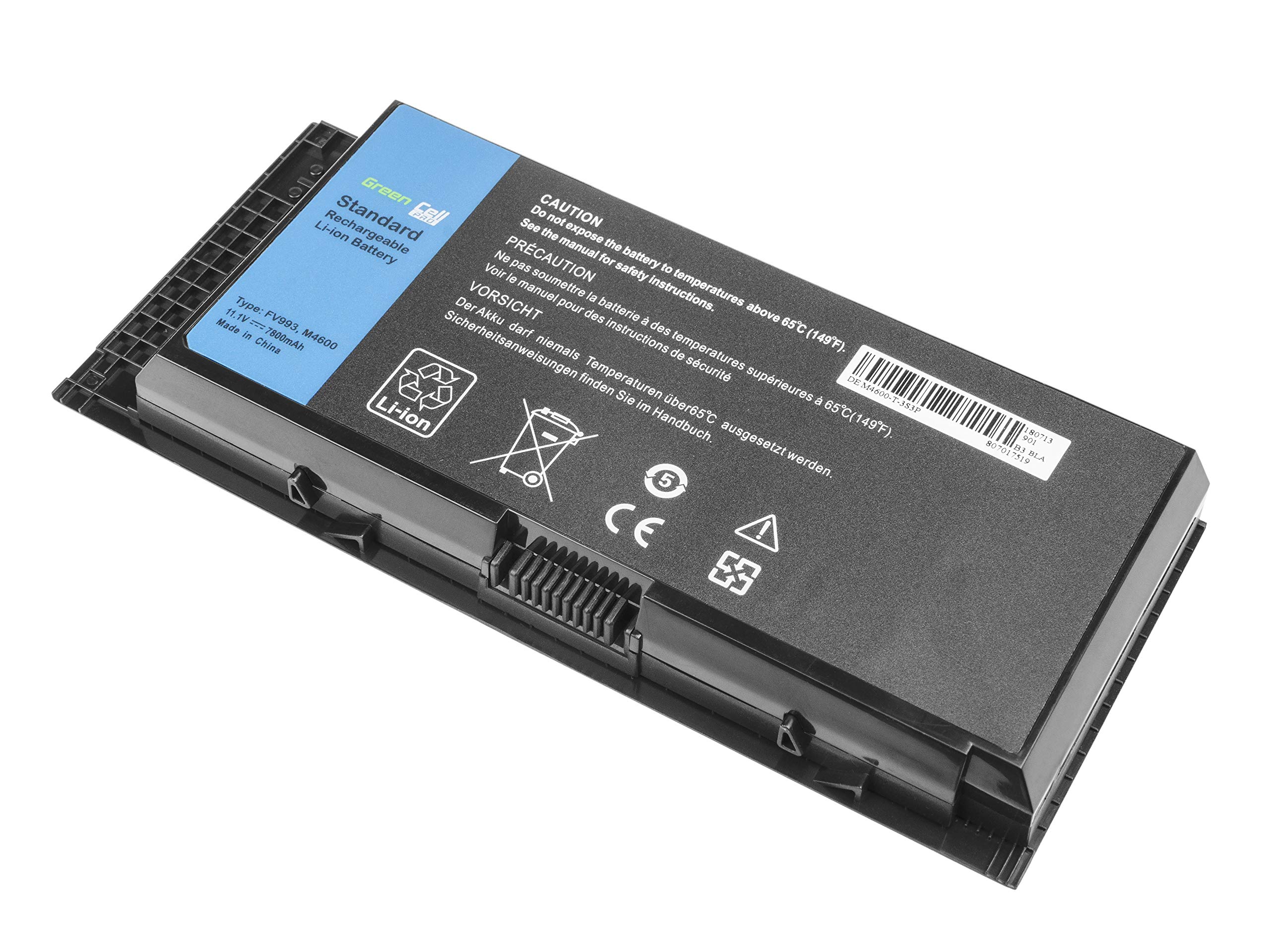 BATERÍA GREEN CELL PRO PARA DELL PRECISION M4600 M4700 M4800 M6600 M6700 / 11,1V 7800MAH