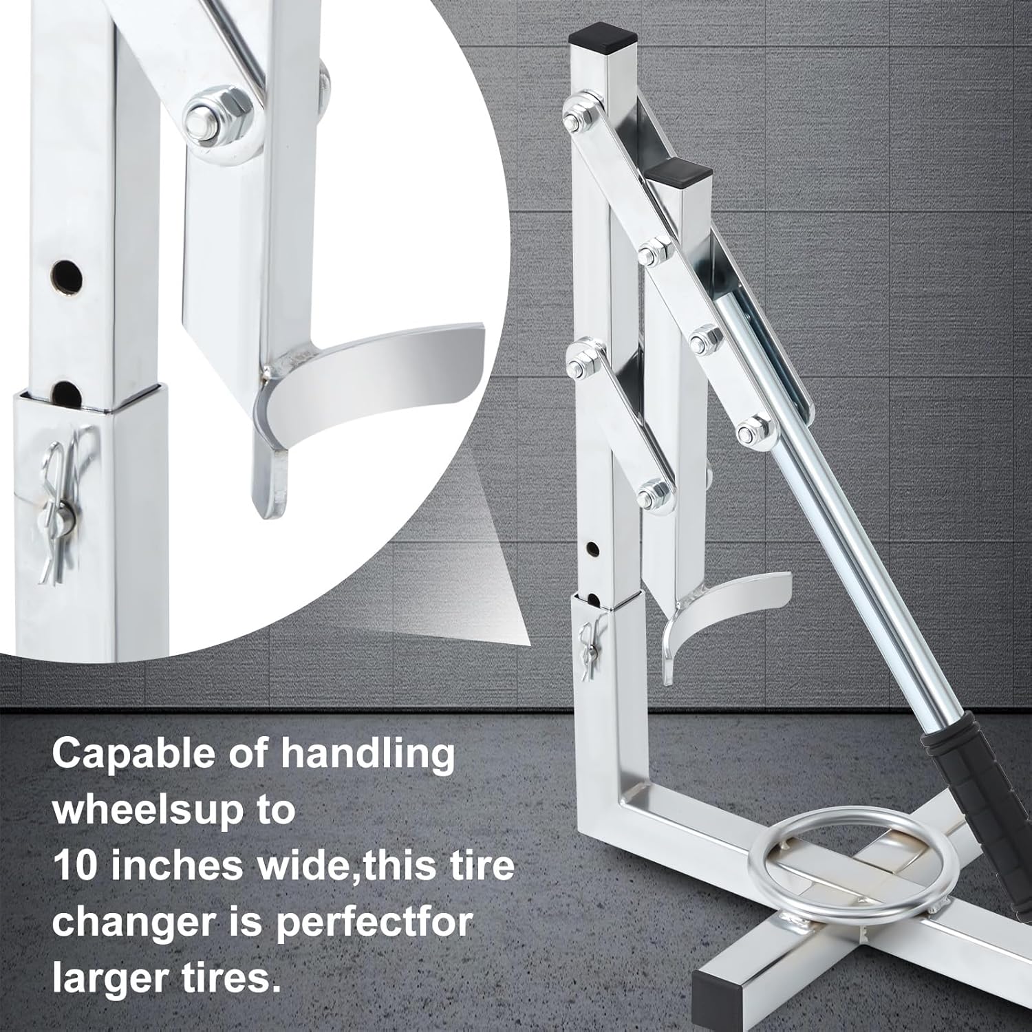 Shimeyao Manual Tire Bead Breaker Adjustable for 5" and 6" Diameter Wheels Bead Breaker Tool for Tire Removal for Go Kart and Mini Bike