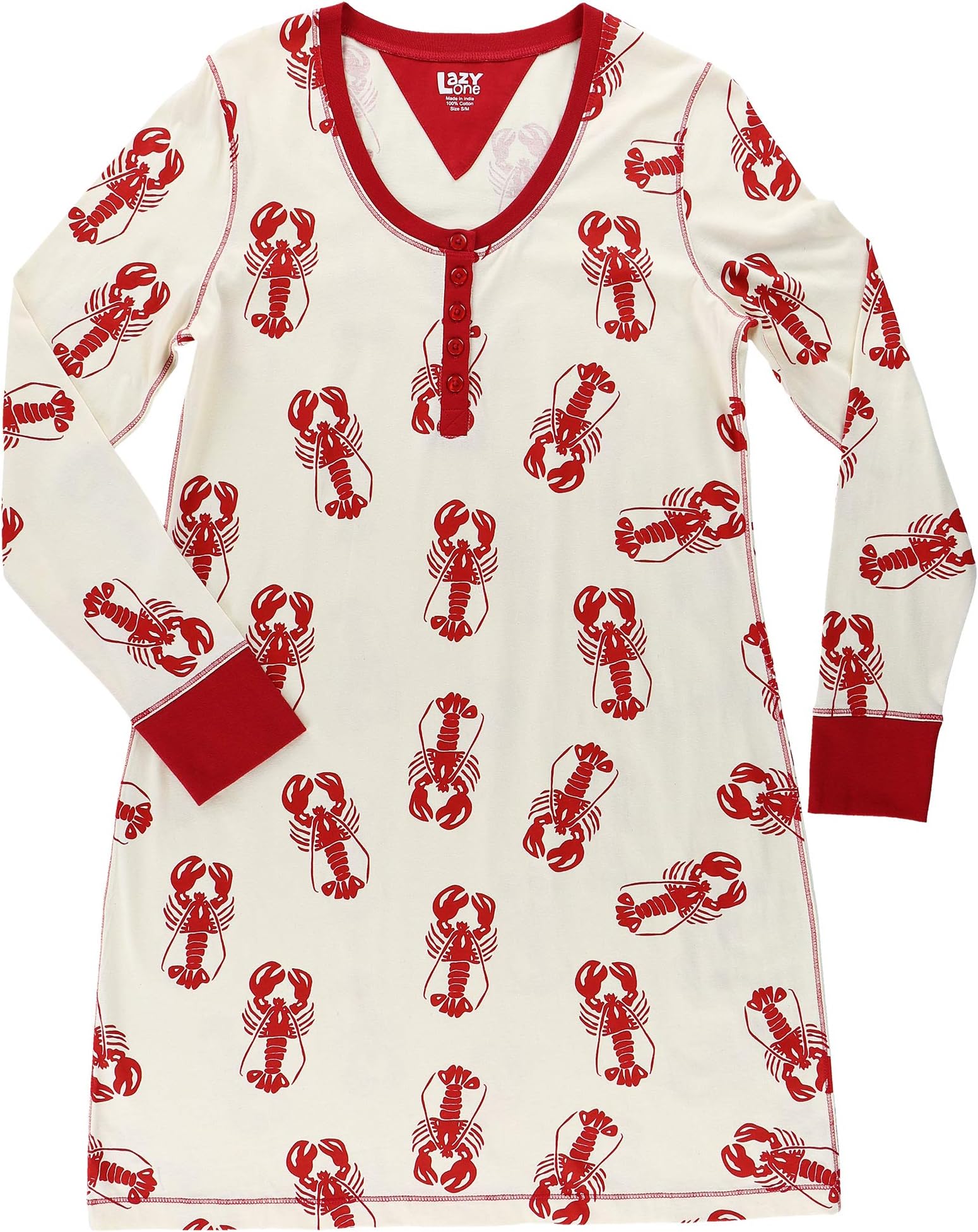 Scoop-Neck Sleep Shirt, Nightshirts for Women, Animal-Themed Designs