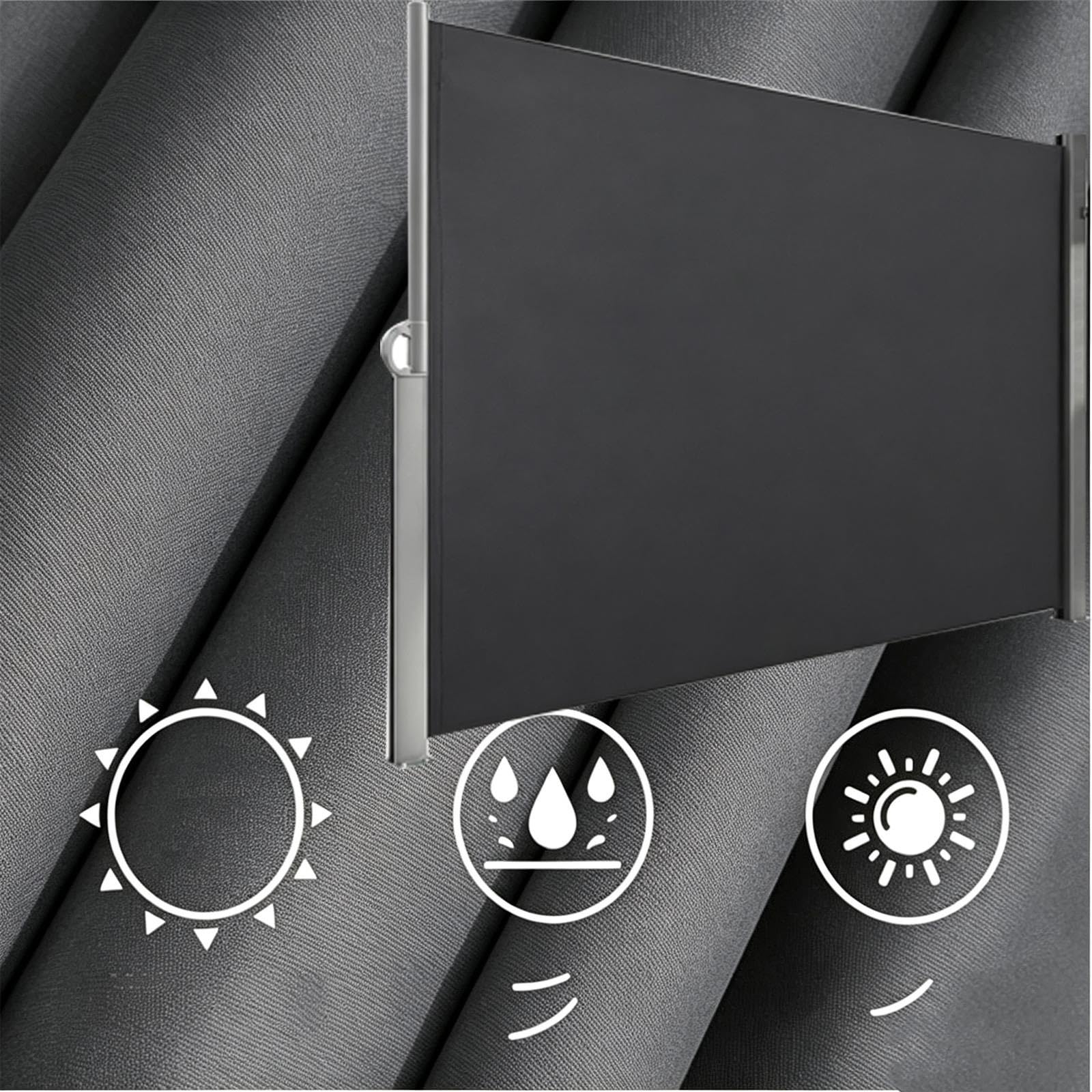 Pantalla De Privacidad For Patio, Pantalla De Viento Gruesa For Divisor De