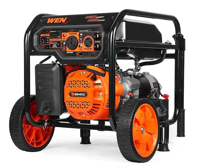 WEN 5600-Watt Portable Generator, Electric Start