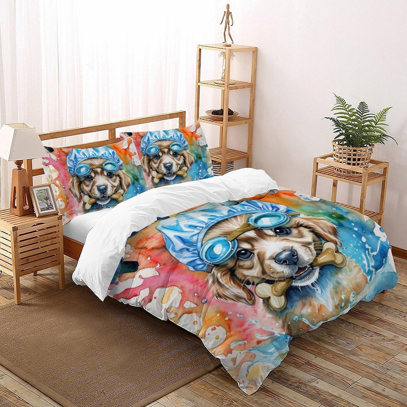 Housses de couette 3D enfants lit 260x220cm pour décorer une chambre de grand