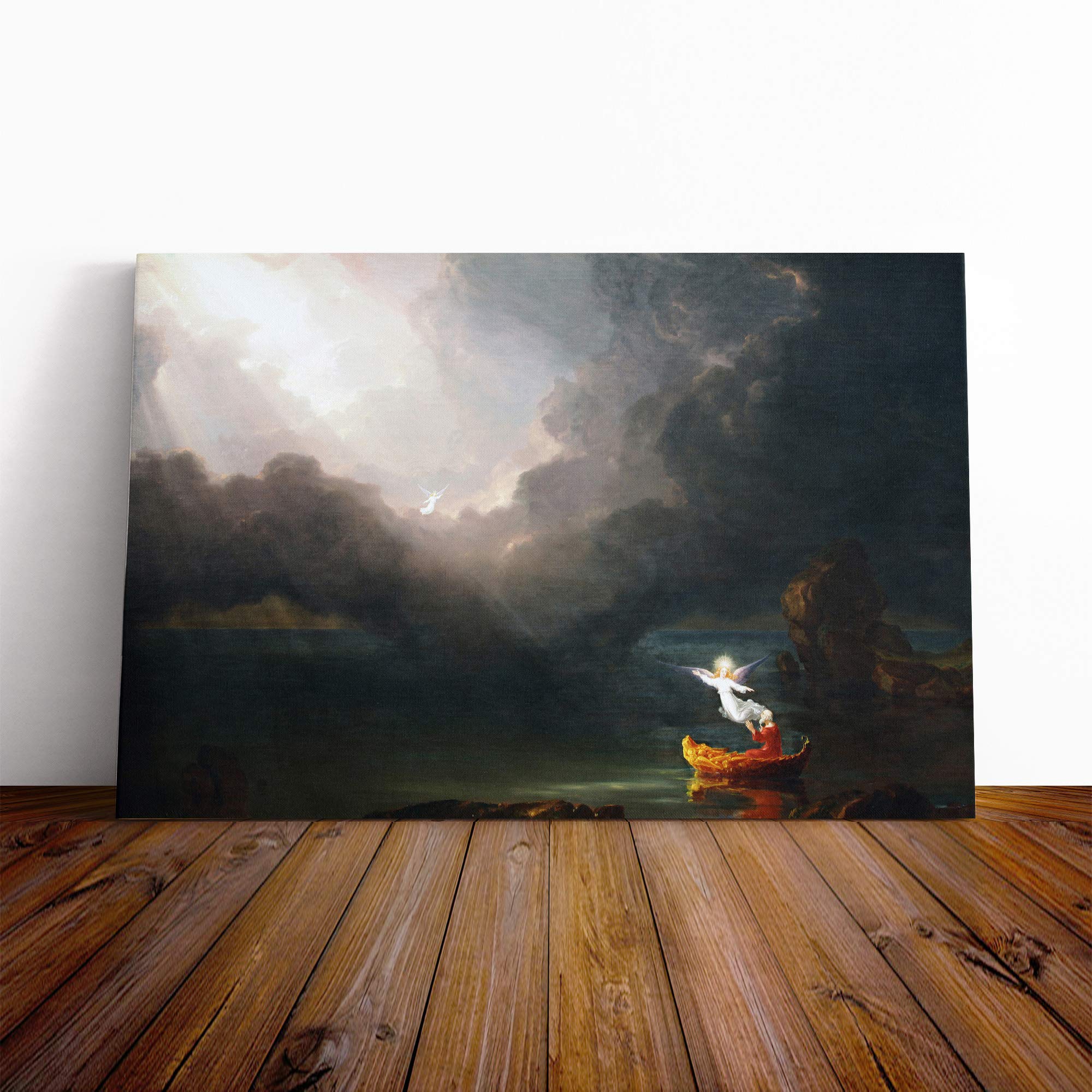 Thomas Cole Voyage of Life Old Age Canvas Print | Gallery Wrapped 30mm Frame Wall Art | 30x20 inches | Ready to Hang | Modern Picture | Living Room Bedroom Lounge Office