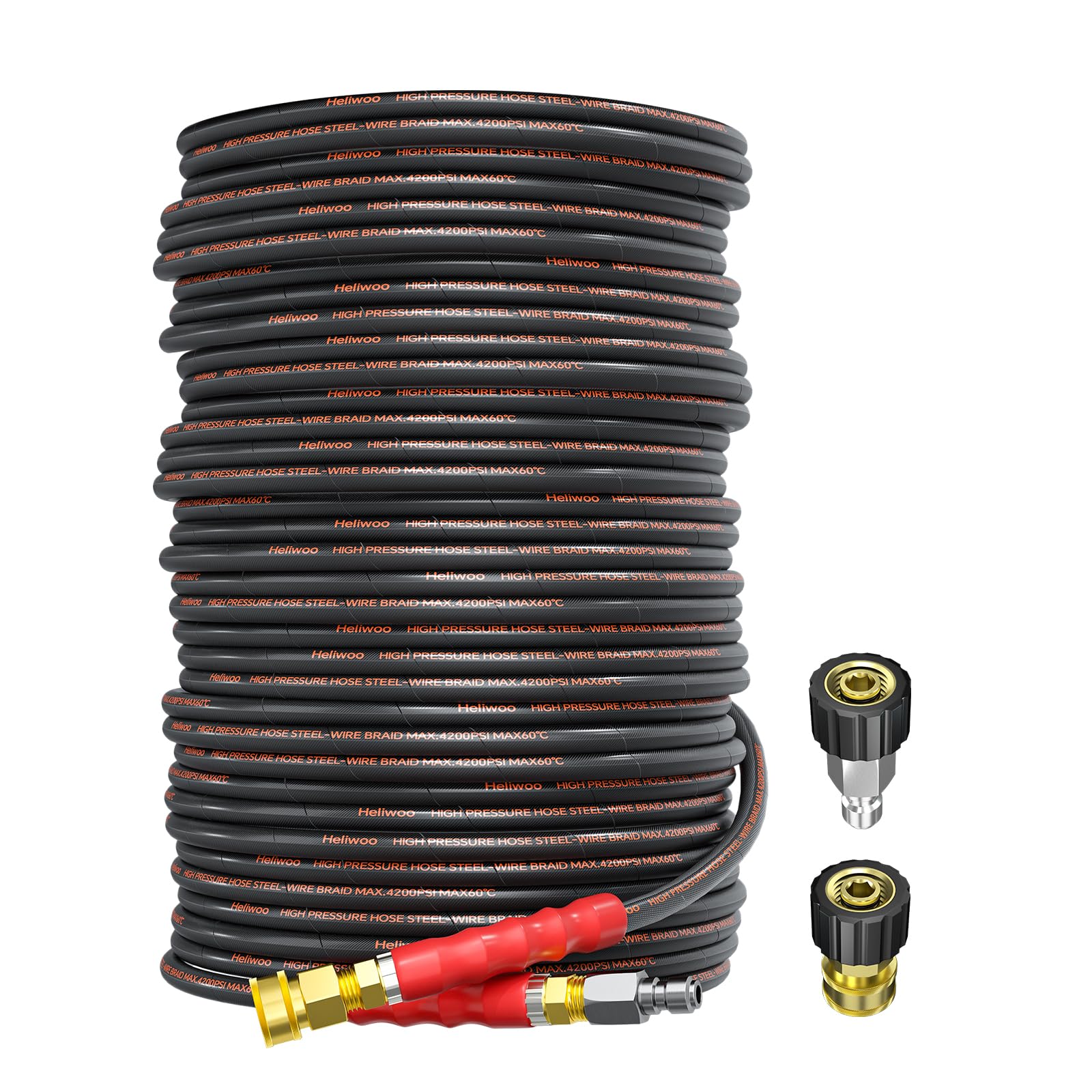 150FT Pressure Washer Hose 4200PSI Kink Resistant