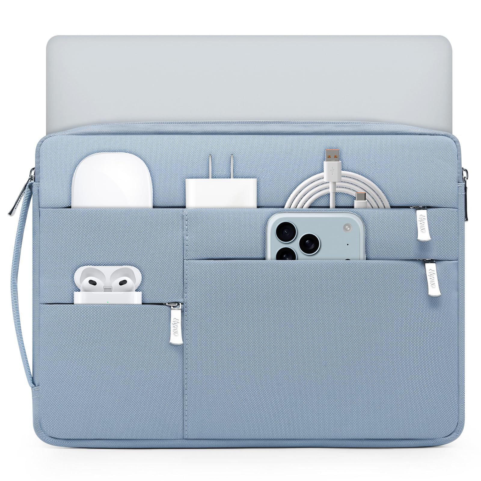 HYZUO 15-16 Inch Laptop Sleeve Bag for MacBook Pro 16 M4/M3/M2/M1 2025-2019, 15" Surface Book, Portable NoteBook Case for 15" 15.6" HP Dell Lenovo