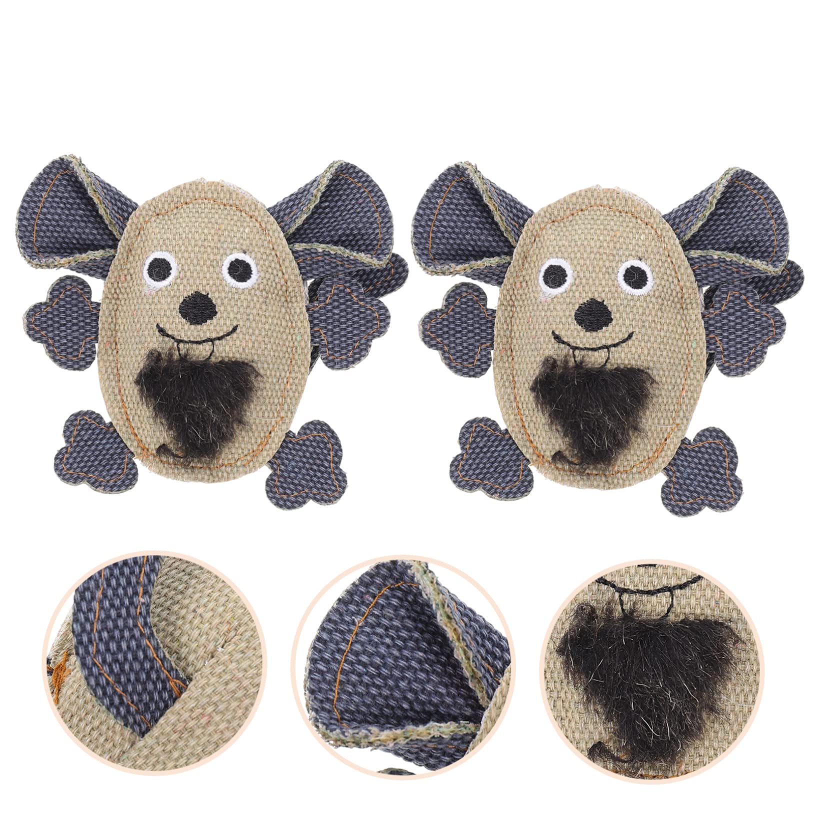 Amosfun 10stücke Katzenminze Mäuse Spielzeug Aus Strapazierfähigem Canvas Interaktive Kauspielzeuge Für Katzen Fördert Spiel Kratzen Und Gesunde Aktivität Für Katzenliebhaber