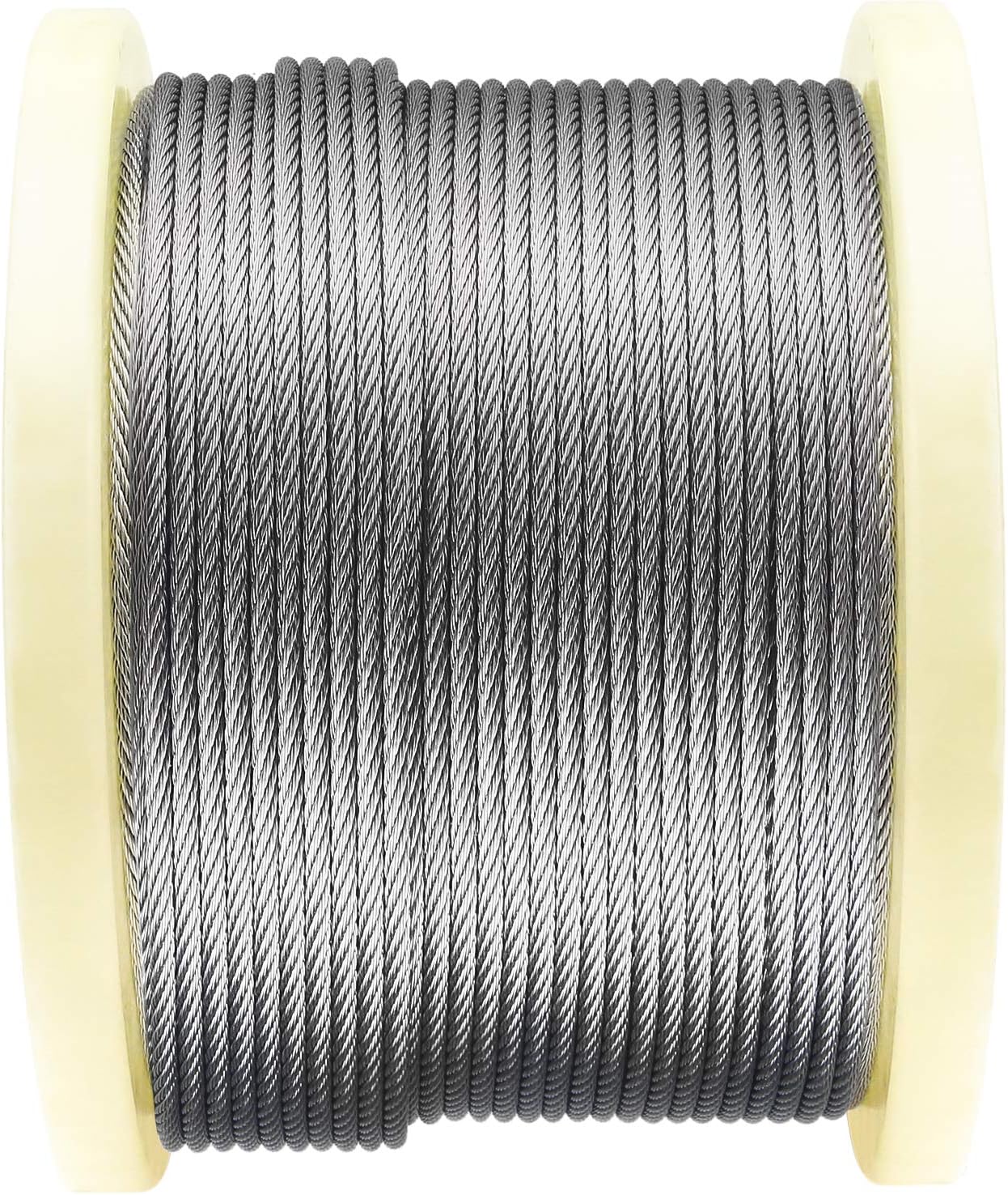 Up To 40% OFF Favordrory 1/8 Inch T316 Marin Grade Stainless Steel Aircraft Wire Rope Cable for Railing, Decking, DIY Balustrade, 7x7 Construction, 350 Feet