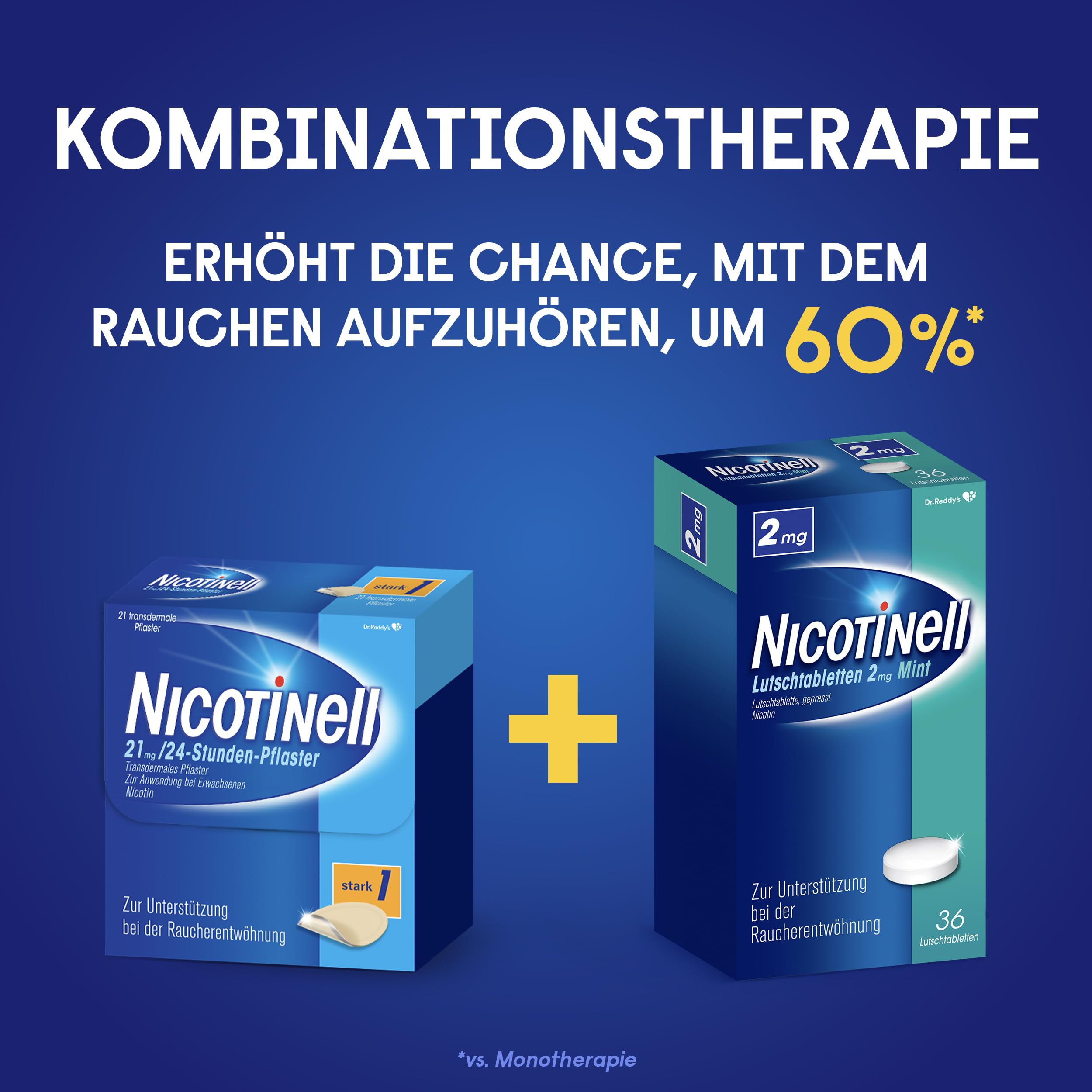 Nicotinell 21 mg/24-Stunden-Pflaster (bisher 52,5 mg) Stärke 1 (stark), 21 St. Pflaster