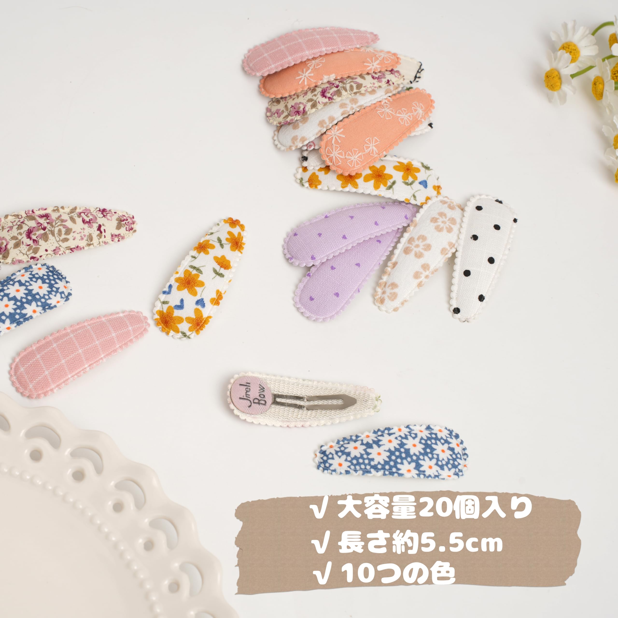 ♡まるまる♡♡ベビーヘアクリップ　ハンドメイド　ヘアゴム　パッチンピン Amazon.co.jp: BIANHUAN ベビー ヘアピン ヘアクリップ 赤ちゃん