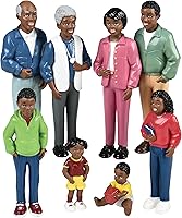 Vista 1 de Marvel Education Co MTC-125 juego de muñecos de familia afroamericana