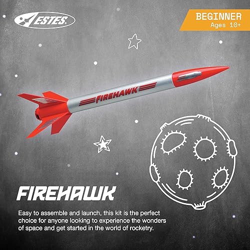Miniatura 2 de Estes Kit de cohete modelo volador Firehawk 804