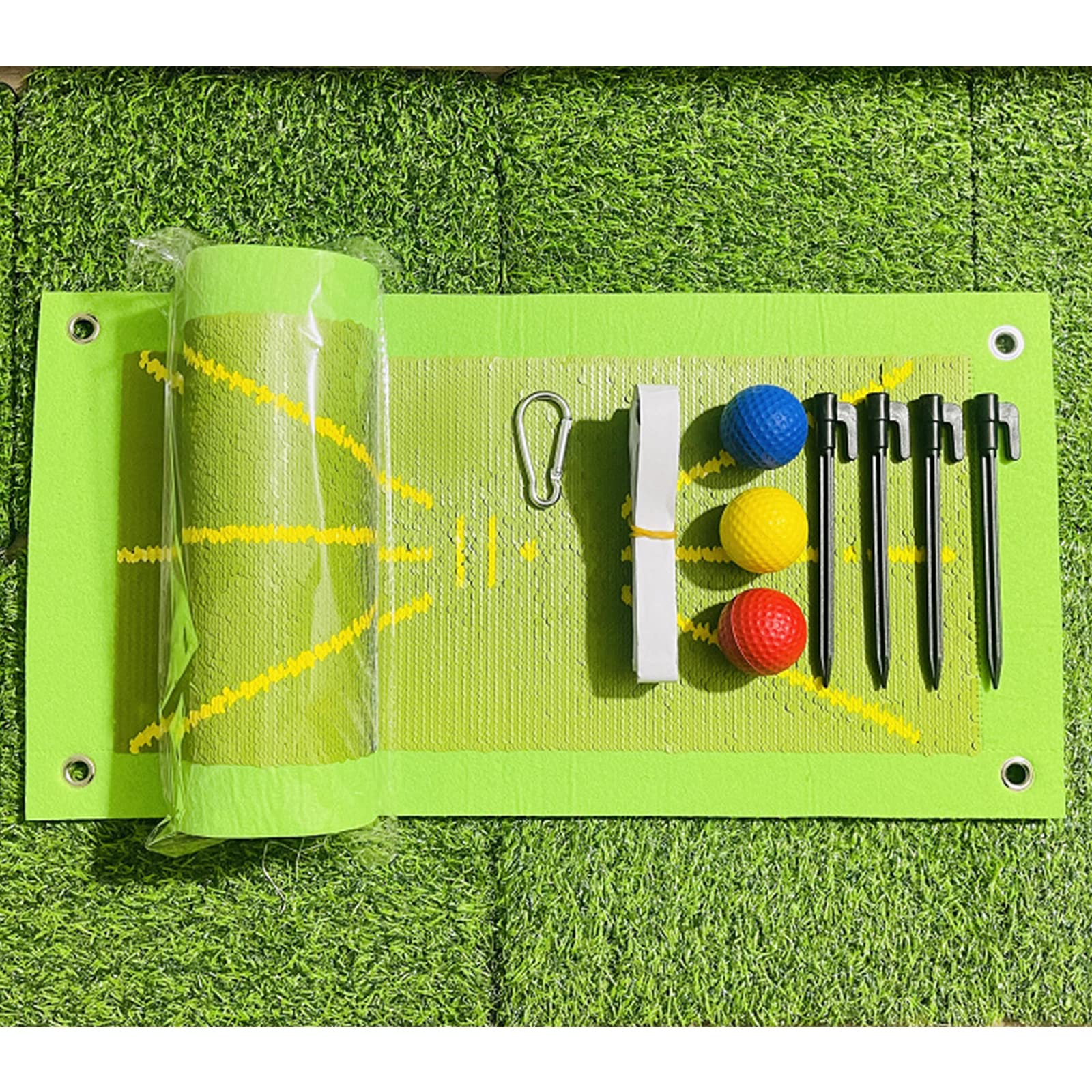 Tapis d'entraînement de Golf Hitting - Analysez Votre Swing et Améliorez Votre Technique avec Notre Tapis de Frappe de Golf pour Intérieur/Extérieur Résistant à la Déchirure et Antidérapant