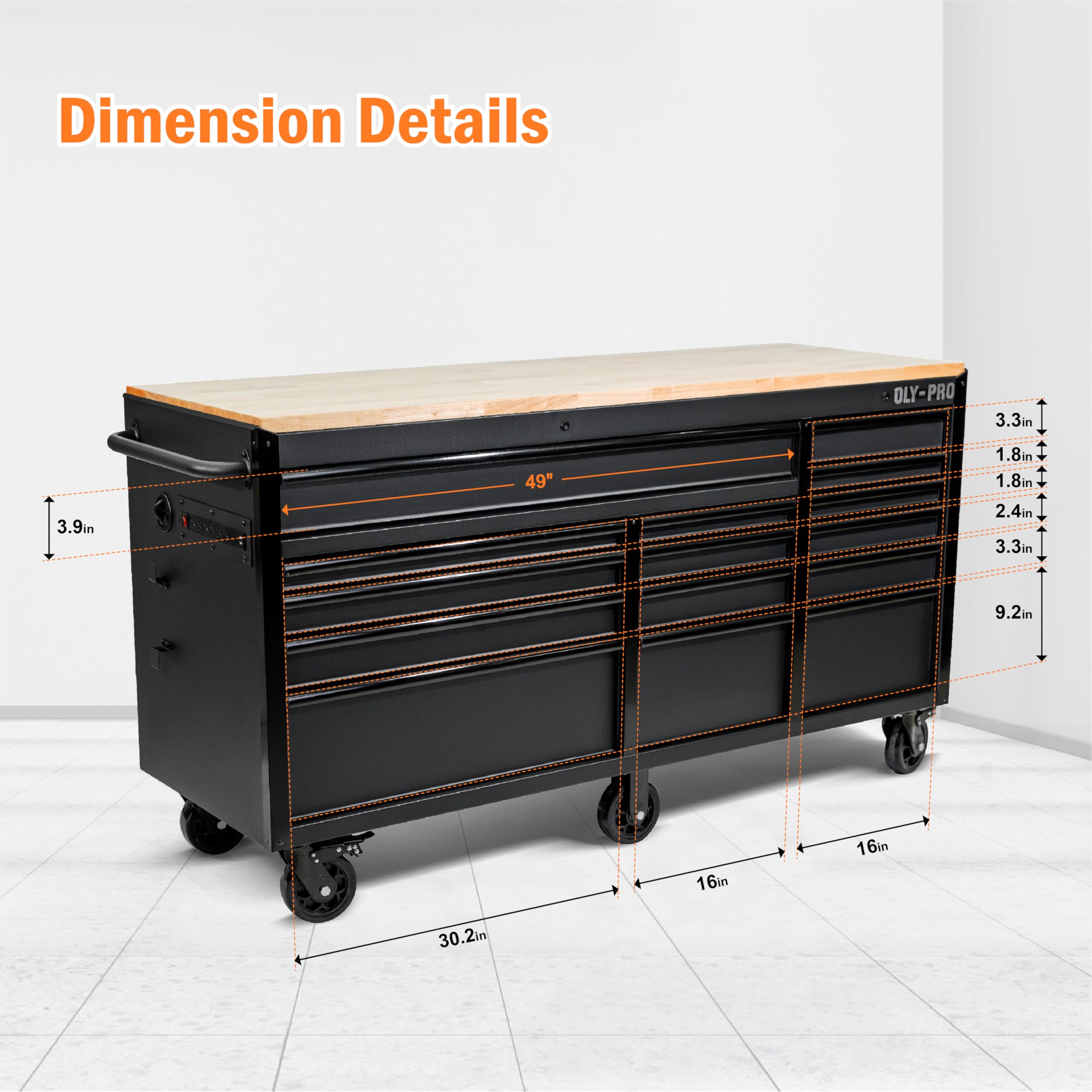 Amazon.com: Olympia Tools 72 inch Heavy Duty Mobile Tool Chest