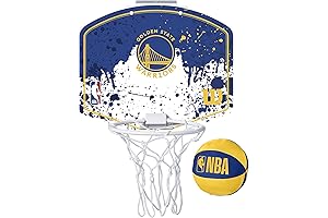 Limited Edition Wilson NBA Team Mini Pro Basketball with Golden State Warriors Graphics