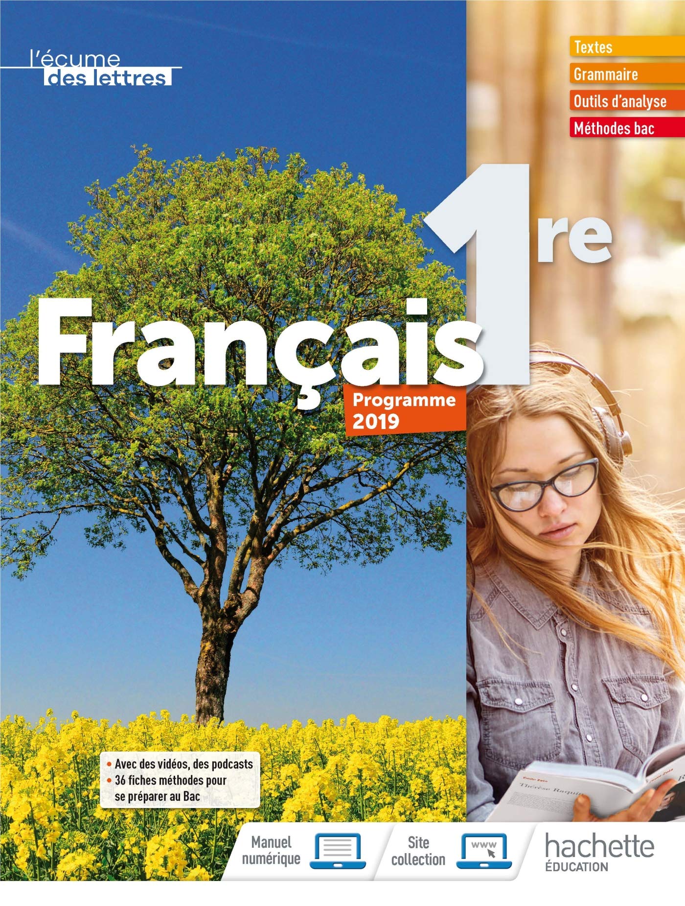 L'ecume des lettres - Francais 1re - Livre de l'eleve