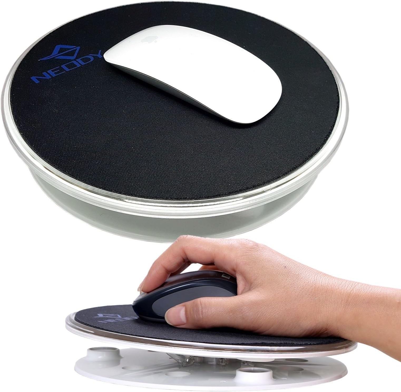 Neody Magnet Raised Wrist Rest Floating Mouse Pad - Powerful Levitation Wrist Support Mousepad For Carpal Tunnel Pain Relief