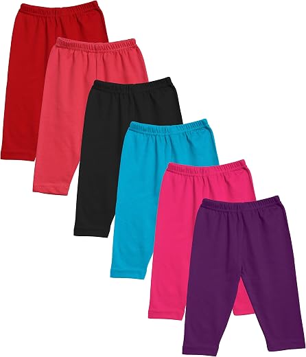 Dowin Cotton Solid Pajama for Baby Girl &amp; Baby Boy Bottom Soft Regular Fit Tharmel Bottom (Dark Plain)