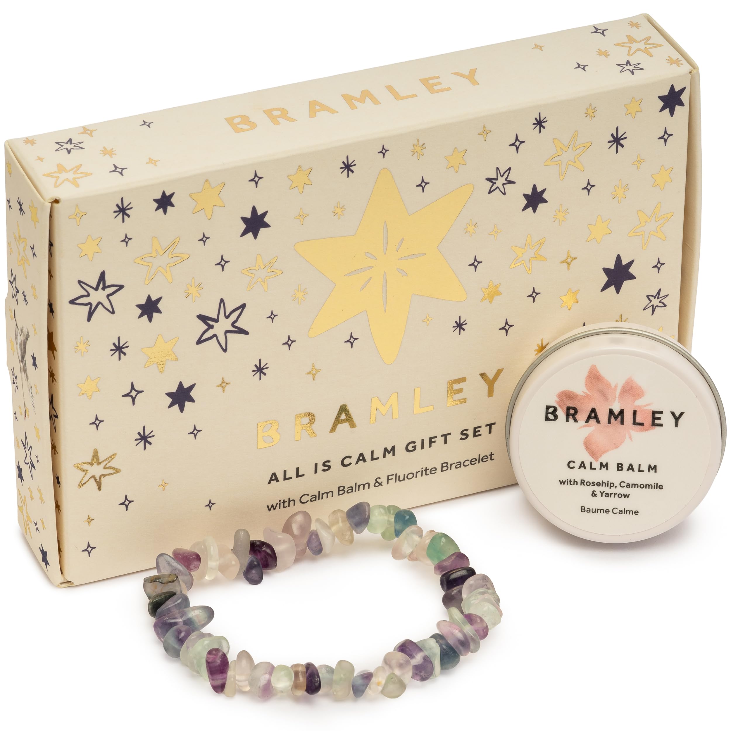 Bramley - Set regalo "All Is Calm", balsamo calmo e braccialetto con