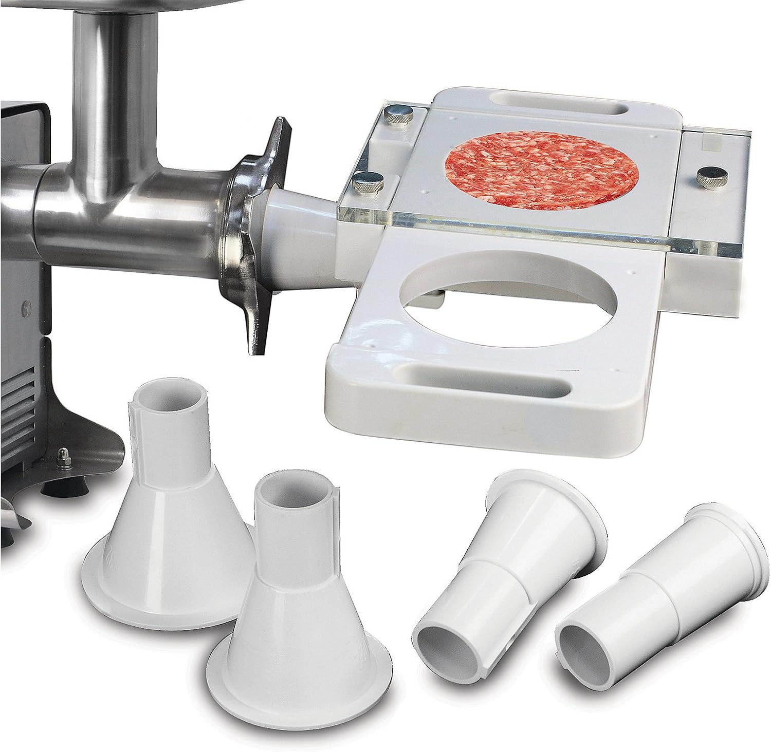 Excalibur Electric Professional Meat Grinder Burger Press Attachment