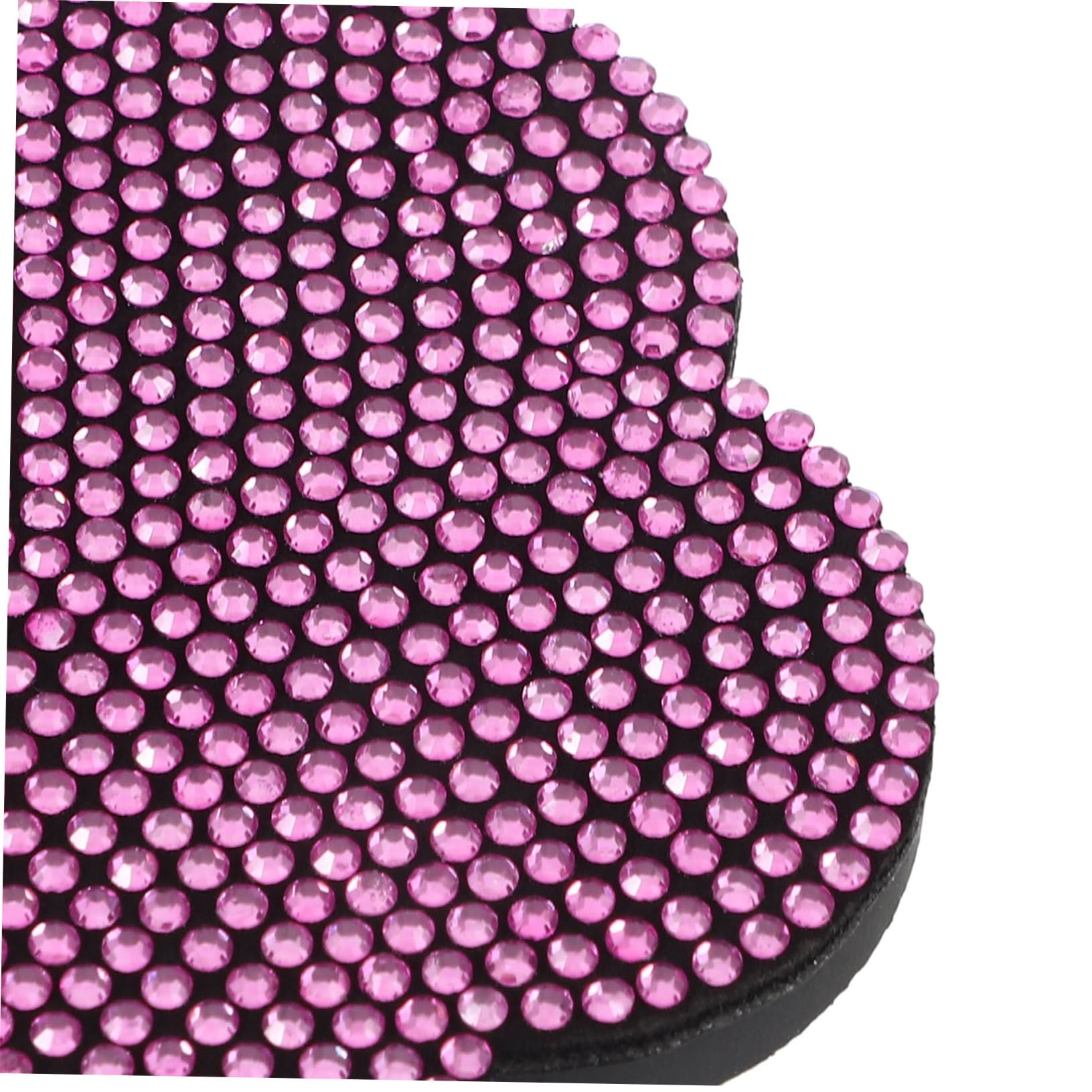 ULTECHNOVO -Scald Car Cup Rhinestones Non- Decorative Flower Design Reusable Mat for Car Interior Aesthetic Accessories for Women