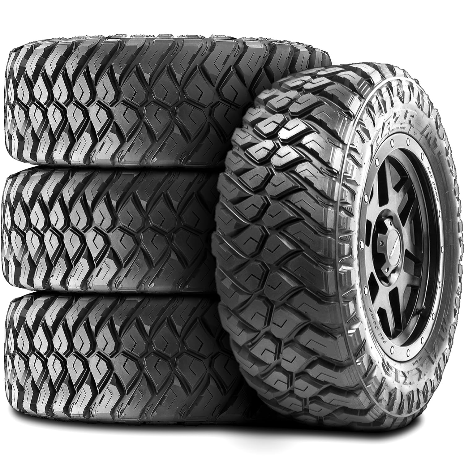 MAXXIS LT28570R17 10PR RBL MT-772 RAZR MT | Light Truck Mud Terrain All Season Traction 121118Q Rated E 10 Ply Radial Construction Raised Black Letters Tire product thumbnail 8