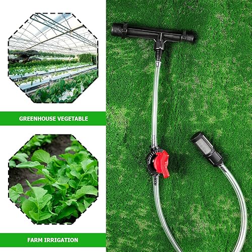 Miniatura 6 de Tubo de inyector de fertilizante, Inyector de fertilizante Venturi de riego 3/4 pulgadas Agricultura Jardín Fertilizante Mezclador Inyector
