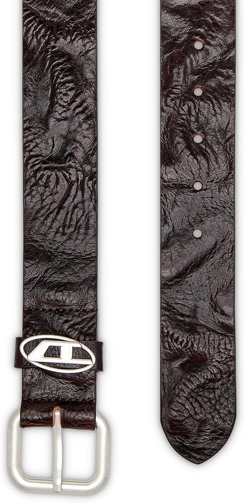 Amazon.co.jp: [Diesel] [ディーゼル] メンズ レザーベルト B-1DR OVAL