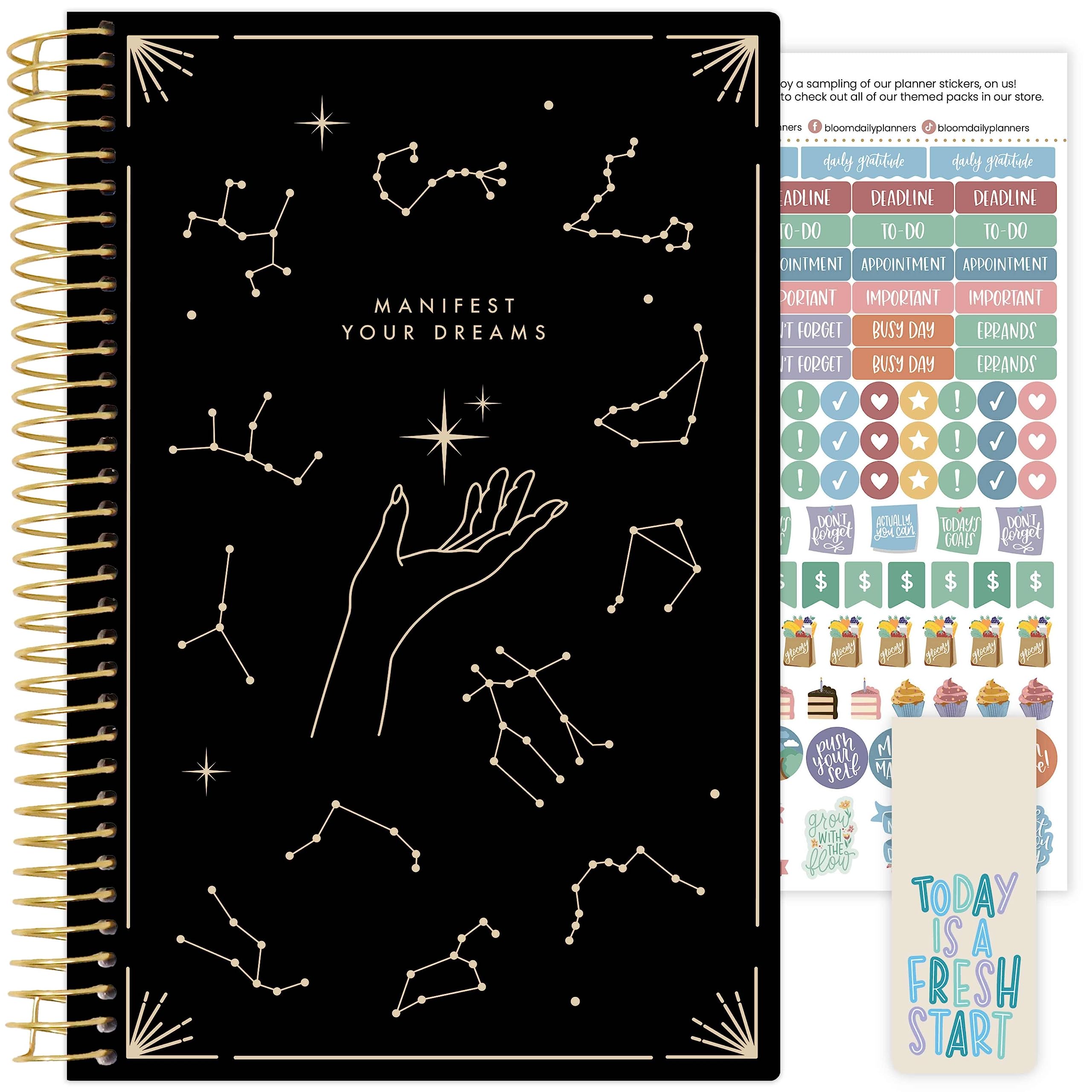 bloom daily planners 2024 Calendar Year Day Planner (January 2024 - December 2024) - 5.5” x 8.25” - Weekly/Monthly Agenda Organizer Book with Stickers & Bookmark - Zodiac