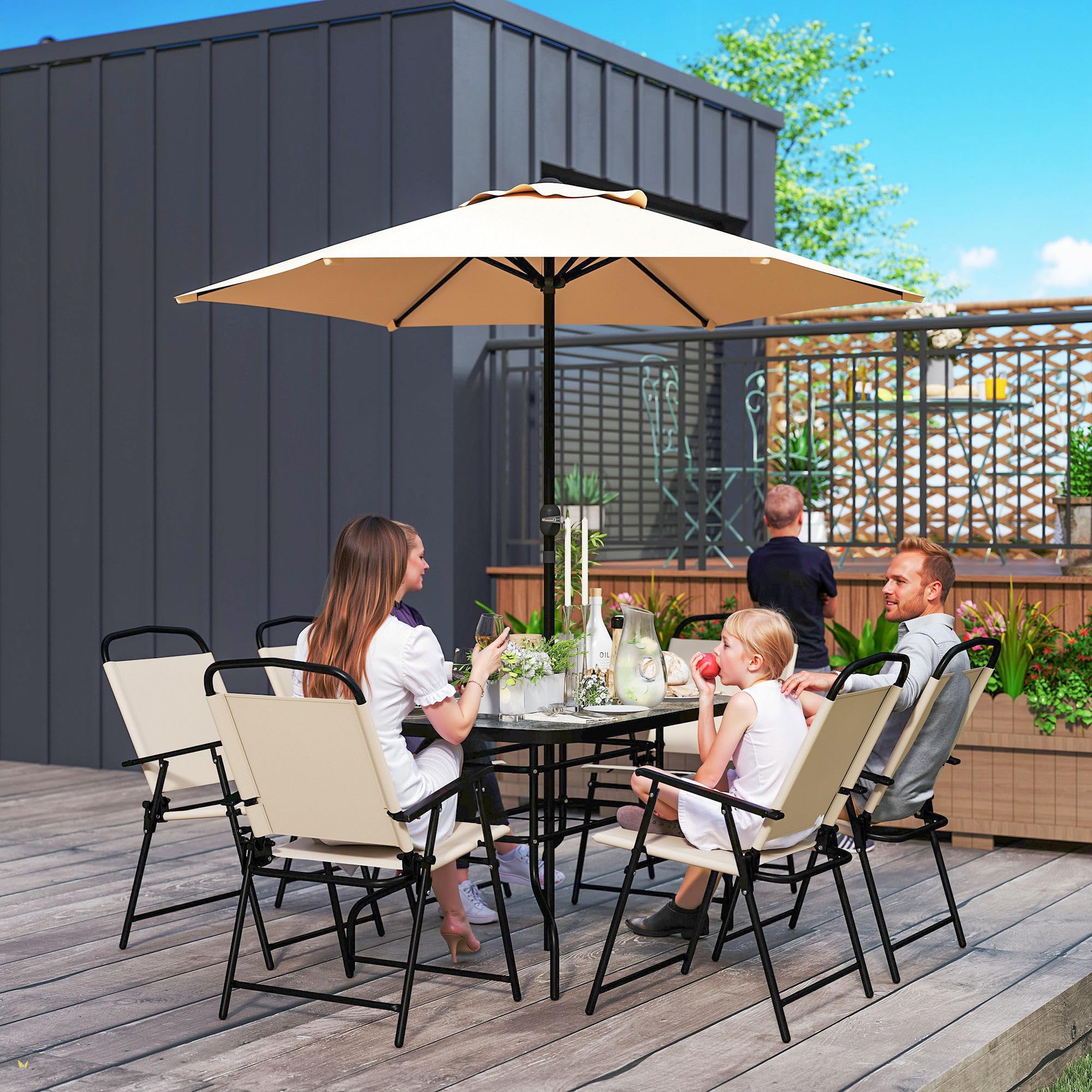 Foldable Outdoor Dining Table And Chairs: Ultimate Space-Saving Comfort 1 Foldable Outdoor Dining Table And Chairs: Ultimate Space-Saving Comfort