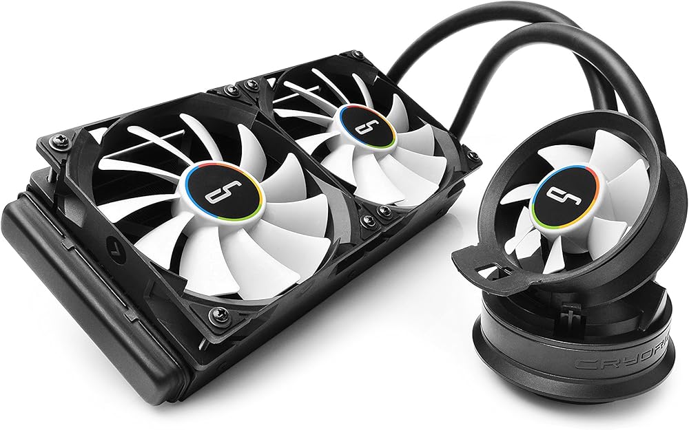 CRYORIG A40 Hybrid Liquid Cooler 240mm Radiator with Additional Airflow Fan thumbnail 3