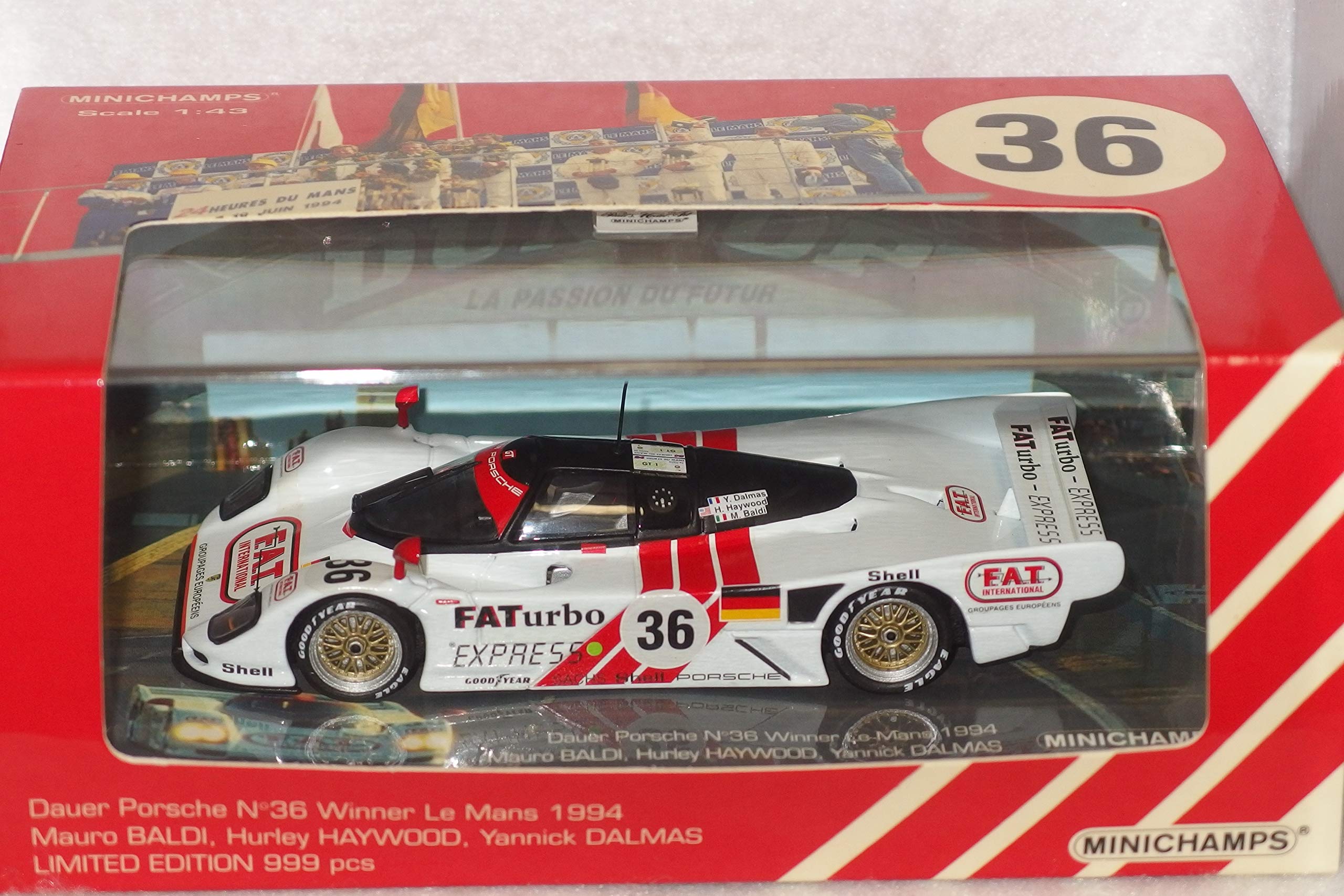 Amazon | 1/43 PMA ミニチャンプス Dauer Porsche 962 #36 24h Le Mans