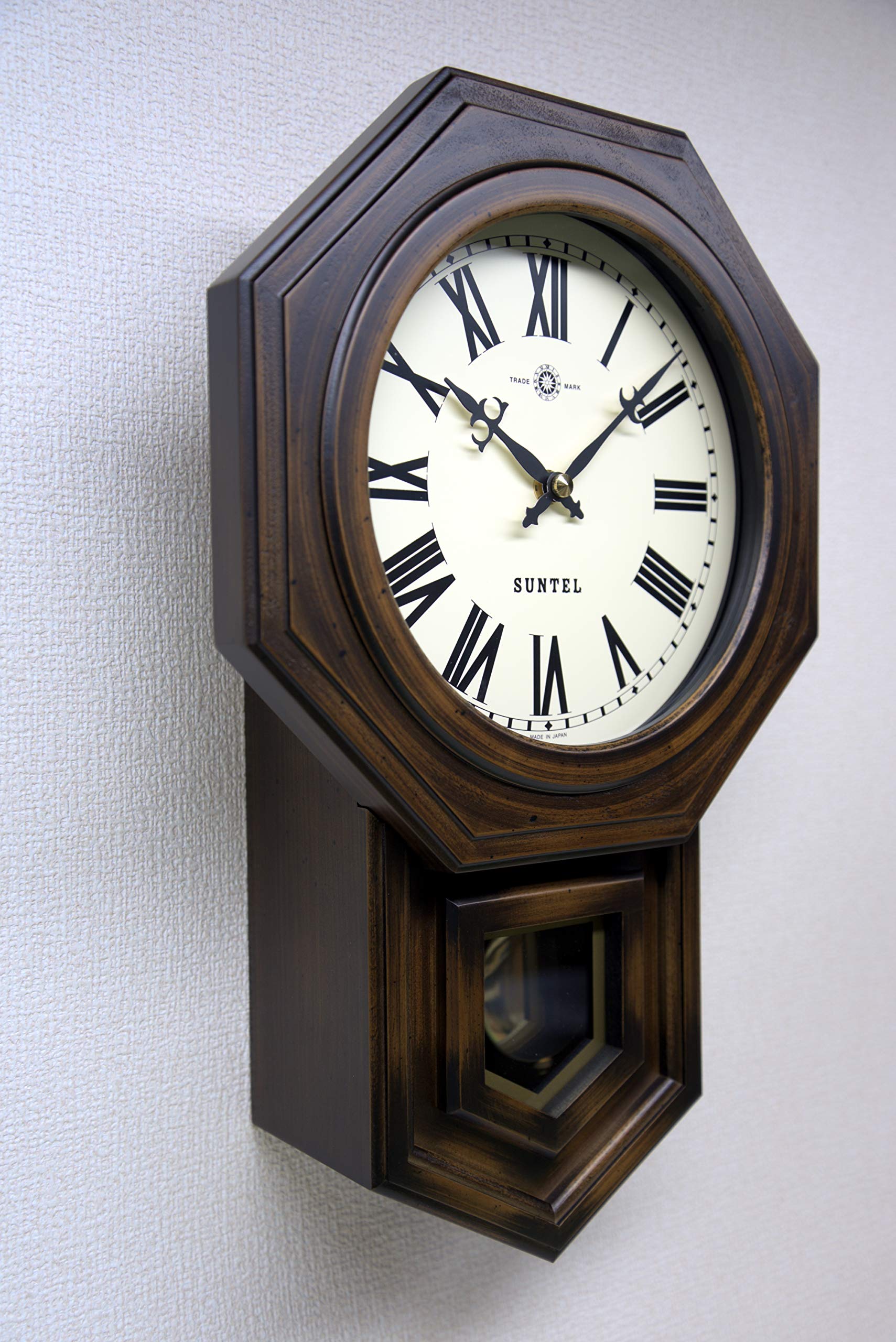 さんてる(suntel) 掛け時計 ブラウン sq02-a Amazon.co.jp: さんてる(Suntel) 掛け時計 ブラウン 480×295×120mm