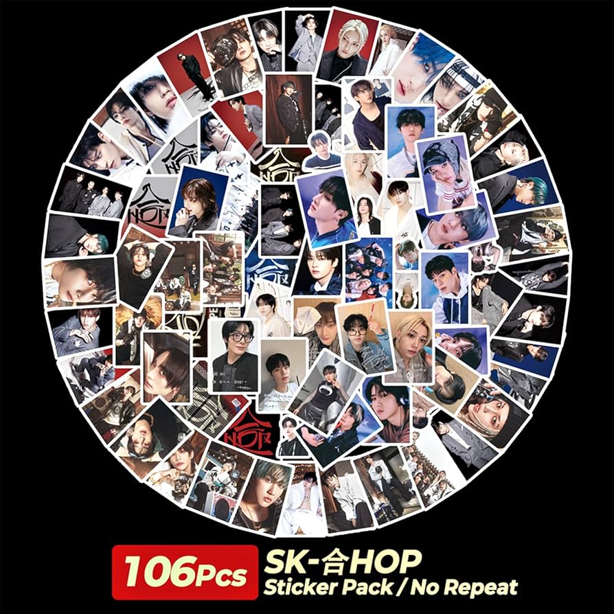 Amazon.com: Stray Kids Stickers Pack 106Pcs Stray Kids HOP Album