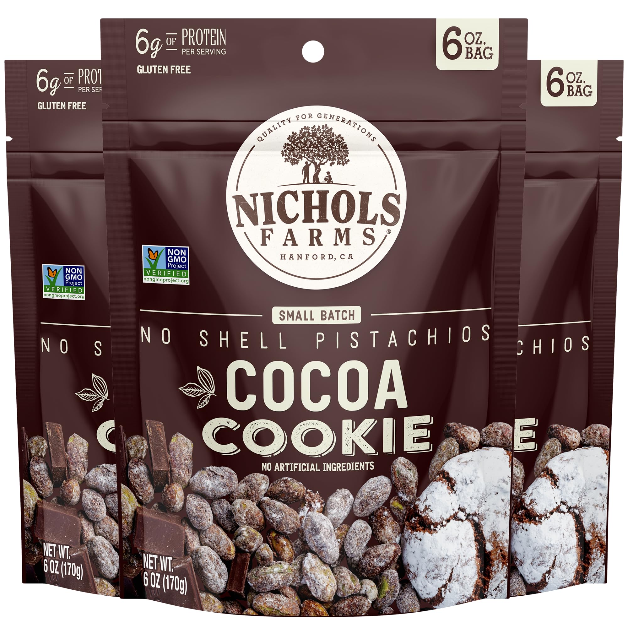 Amazon.com : Nichols Farms Pistachios - Fresh Roasted No Shell
