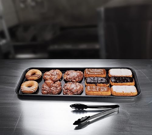 Miniatura 9 de Carlisle FoodService Products 1230FMT309 Bandeja de exhibición de servicio de alimentos, 30 x 12 pulgadas, color negro (paquete de 12)