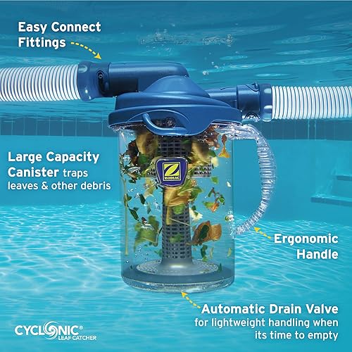 Miniatura 3 de Zodiac CLC500 limpiador ciclónico automático de piscinas, atrapa hojas, con sistema canister