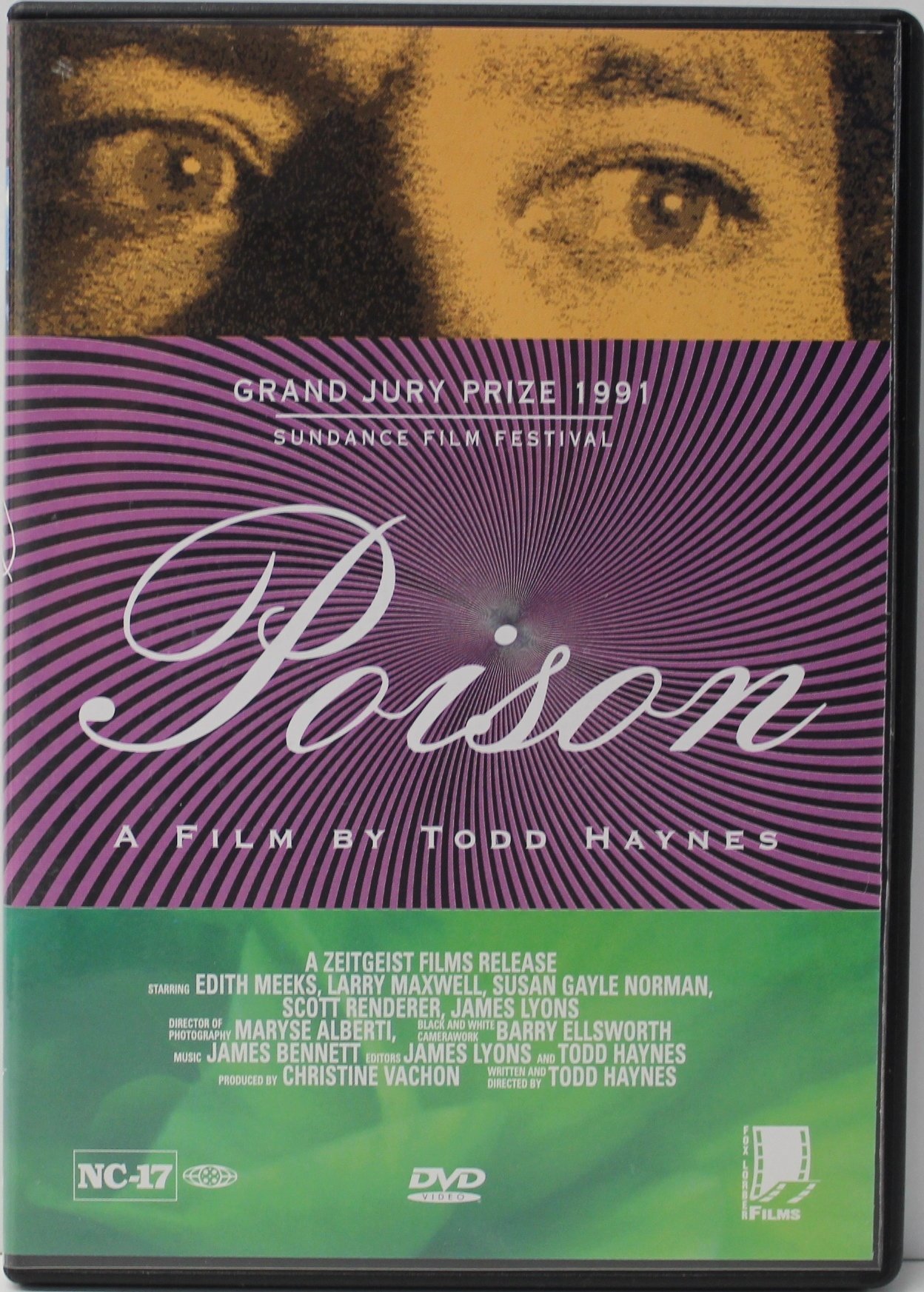 Poison [DVD] [1991] [US Import]: Amazon.co.uk: Meeks, Maxwell