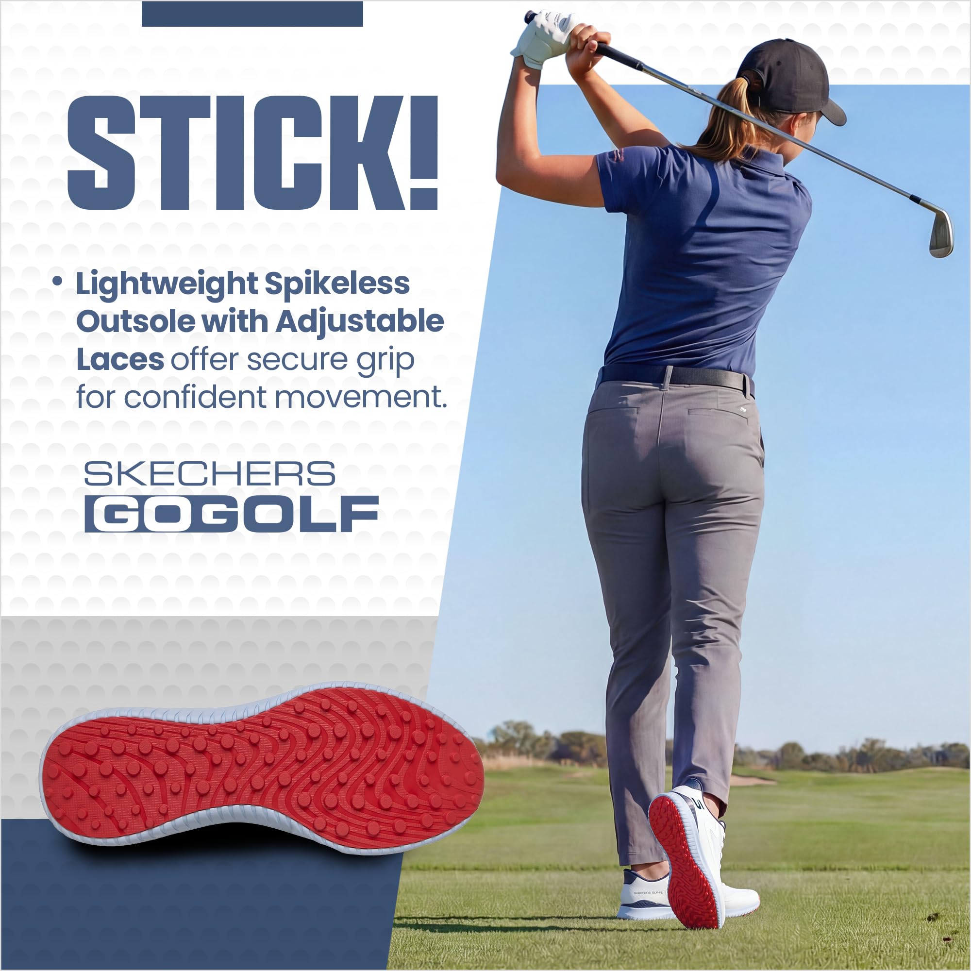 Skechers Kobiety Slip-ins: Go Golf Flight Sneakers For Women - Breathable Mesh, Spikeless TractionButy golfowe