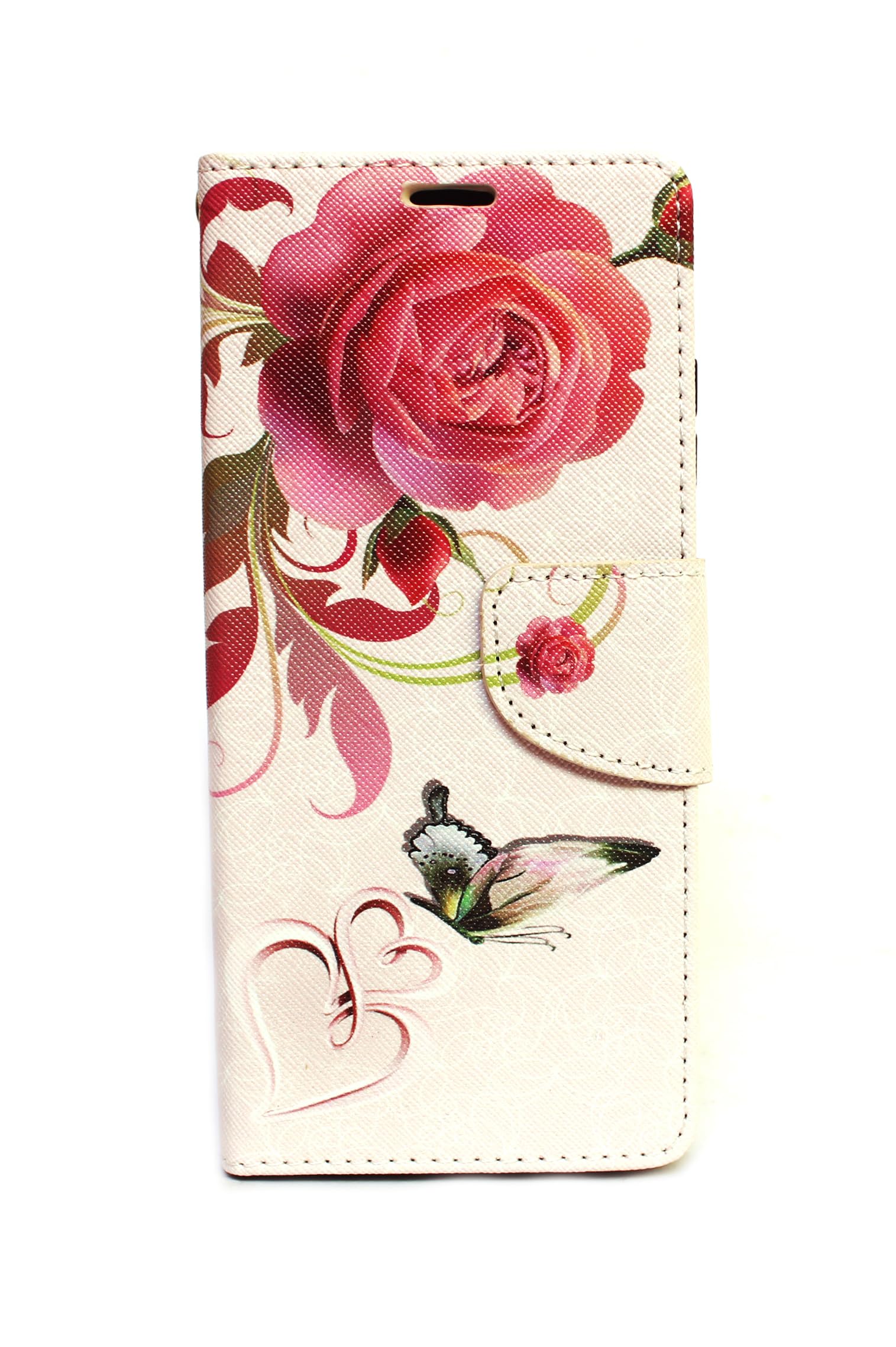 Sharp Icon Fancy Printed Designer Leather Flip Wallet Back Cover Case for Vivo V29 Lite 5G - Rose Butterfly (B0CHB8X61M) Amazon Price History, Amazon Price Tracker